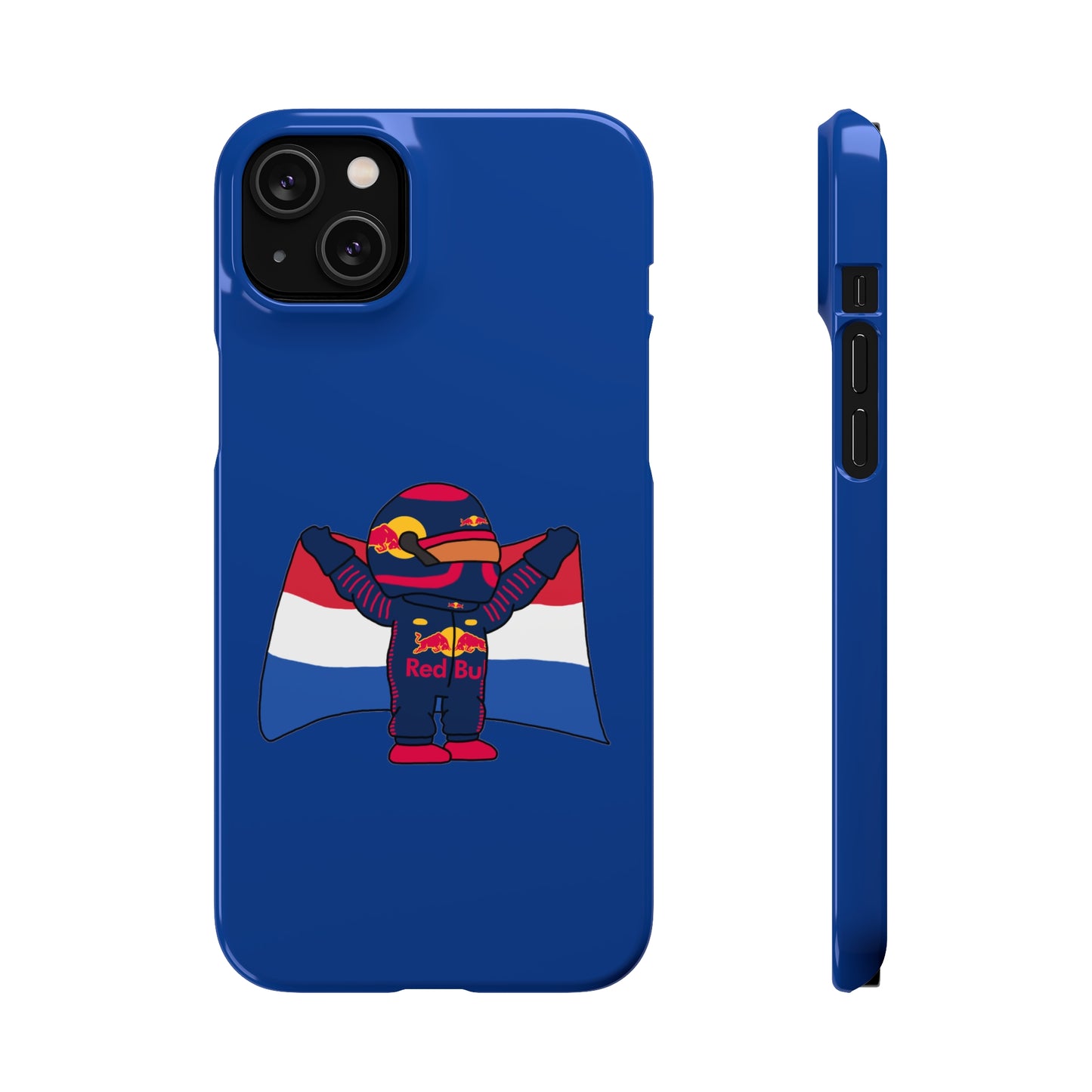 NeVerStappen Red Bull Formula 1 F1 Max Verstappen Snap Case iPhone 14 Plus Glossy Mobile Phone Cases F1 Max Verstappen Red Bull Printify