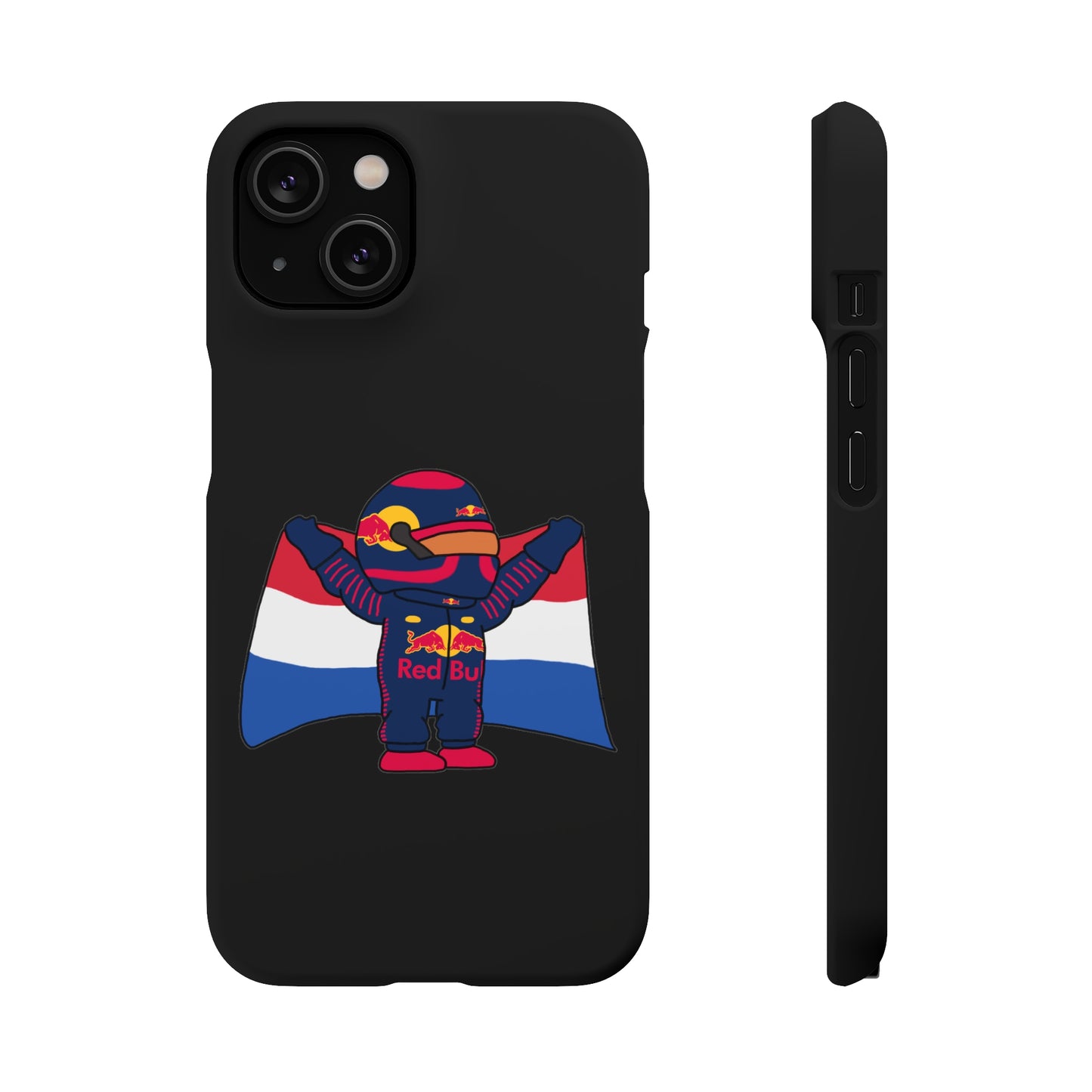 NeVerStappen Red Bull Formula 1 F1 Max Verstappen Snap Case iPhone 14 Matte Mobile Phone Cases F1 Max Verstappen Red Bull Printify