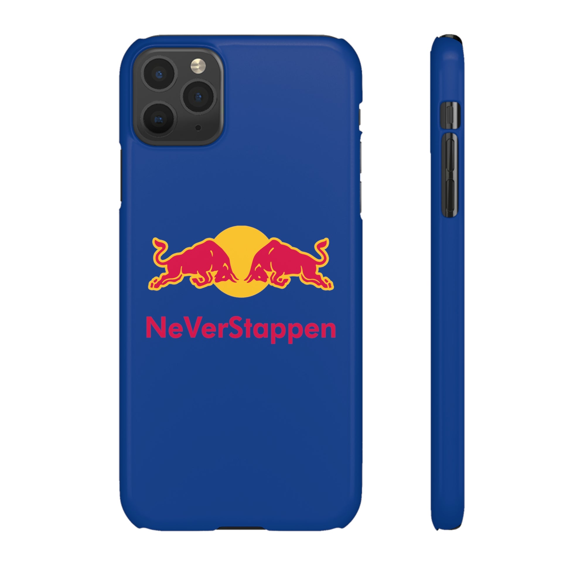 NeVerStappen Red Bull Formula 1 F1 Max Verstappen Snap Case iPhone 11 Pro Max Glossy Mobile Phone Cases F1 Max Verstappen Red Bull Printify