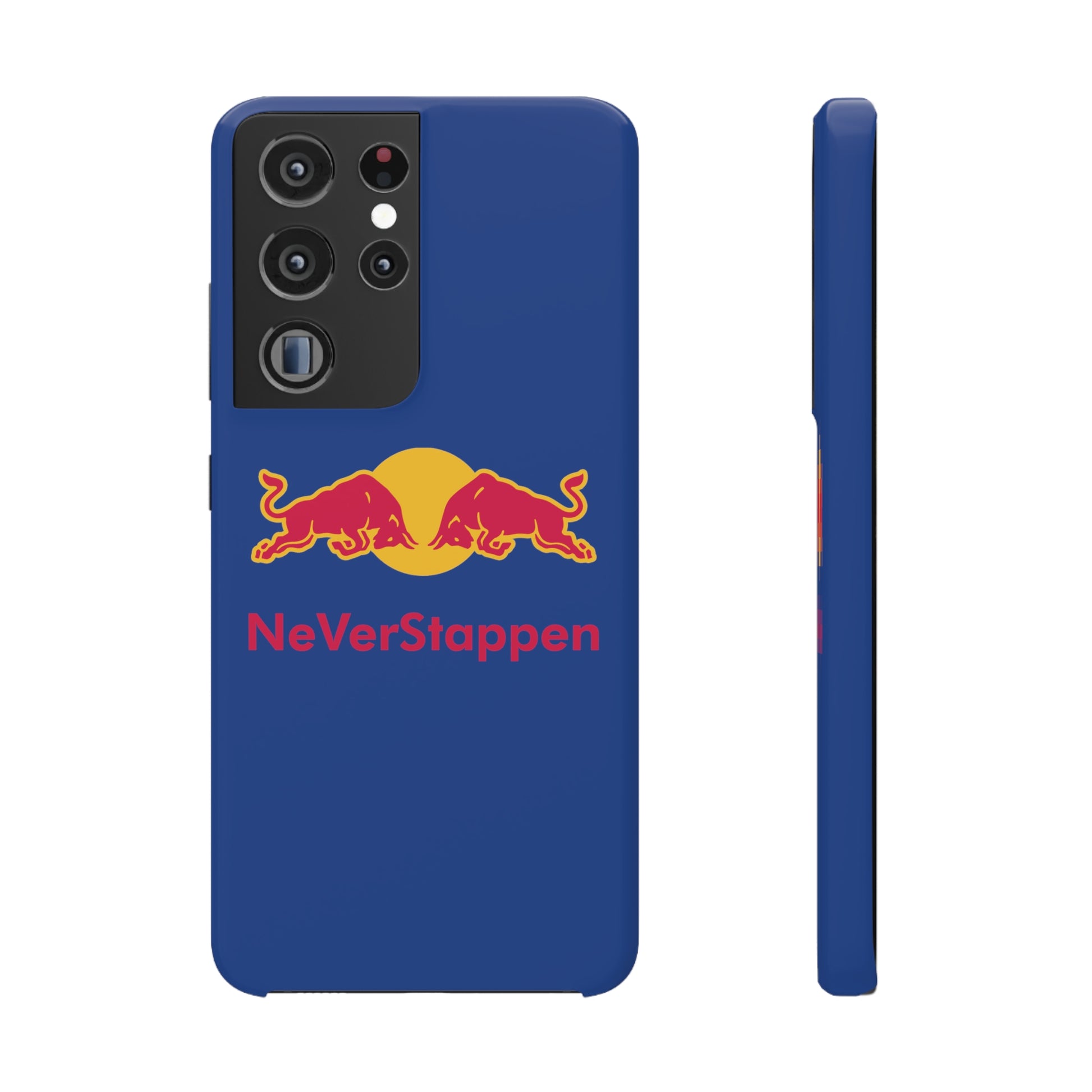 NeVerStappen Red Bull Formula 1 F1 Max Verstappen Snap Case Samsung Galaxy S21 Ultra Glossy Mobile Phone Cases F1 Max Verstappen Red Bull Printify