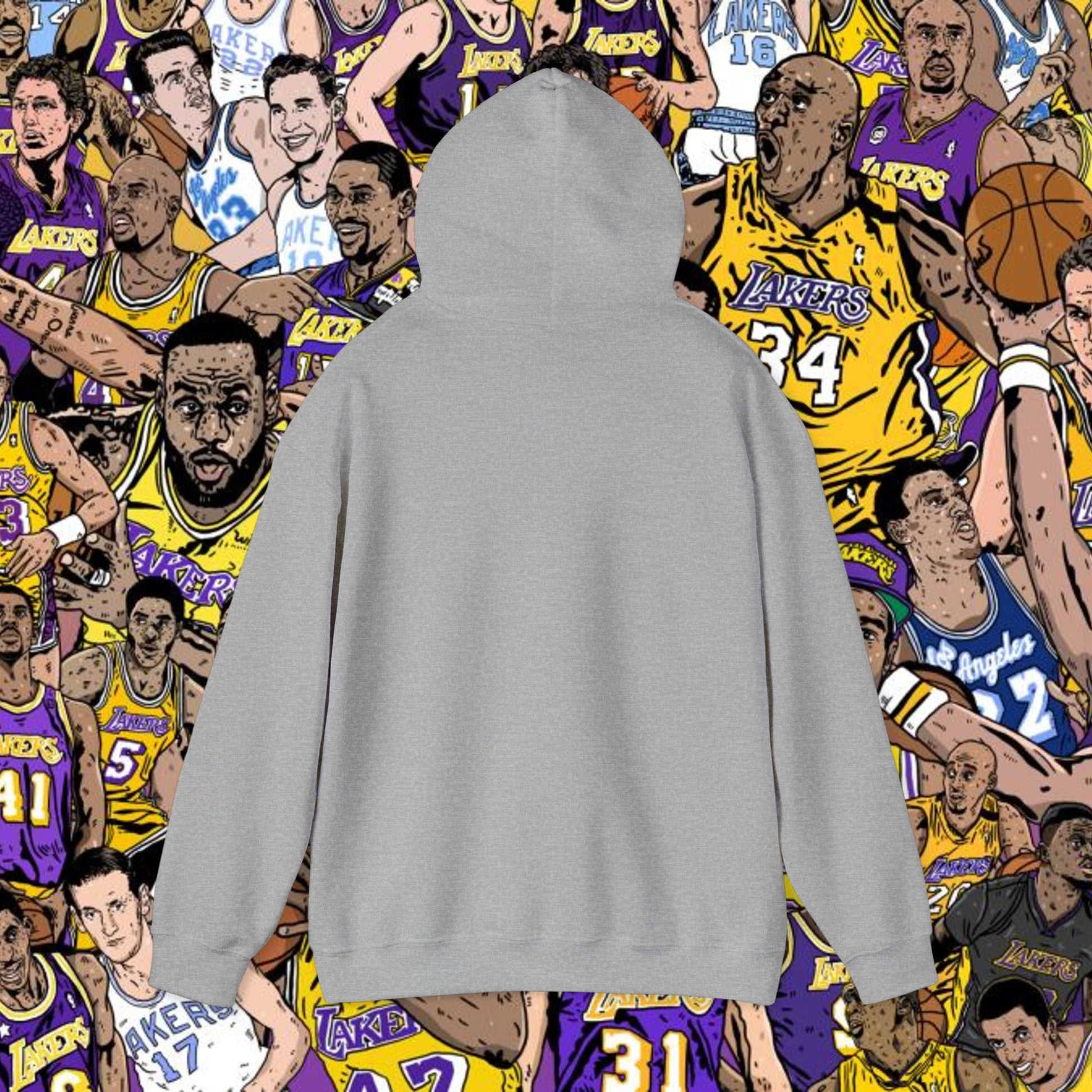 Luka Doncic G.O.A.T. Hoodie - Funny Basketball Meme Sweatshirt - Greatest of All Time Pullover for Basketball Fans - Perfect Gift for Luka Fans Hoodies Basketball G.O.A.T. Los Angeles Lakers Luka Doncic NBA Printify