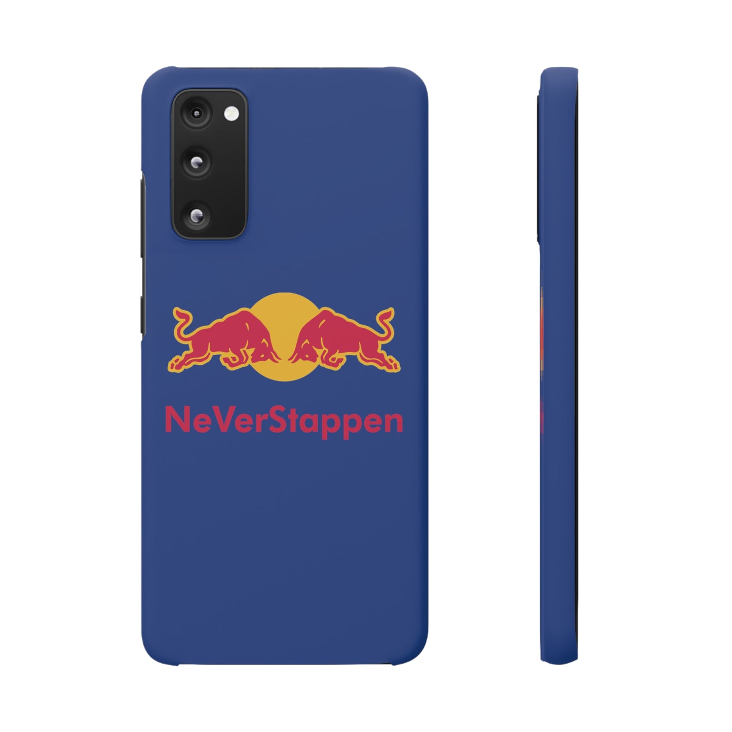 NeVerStappen Red Bull Formula 1 F1 Max Verstappen Snap Case Samsung Galaxy S20 FE Matte Mobile Phone Cases F1 Max Verstappen Red Bull Printify