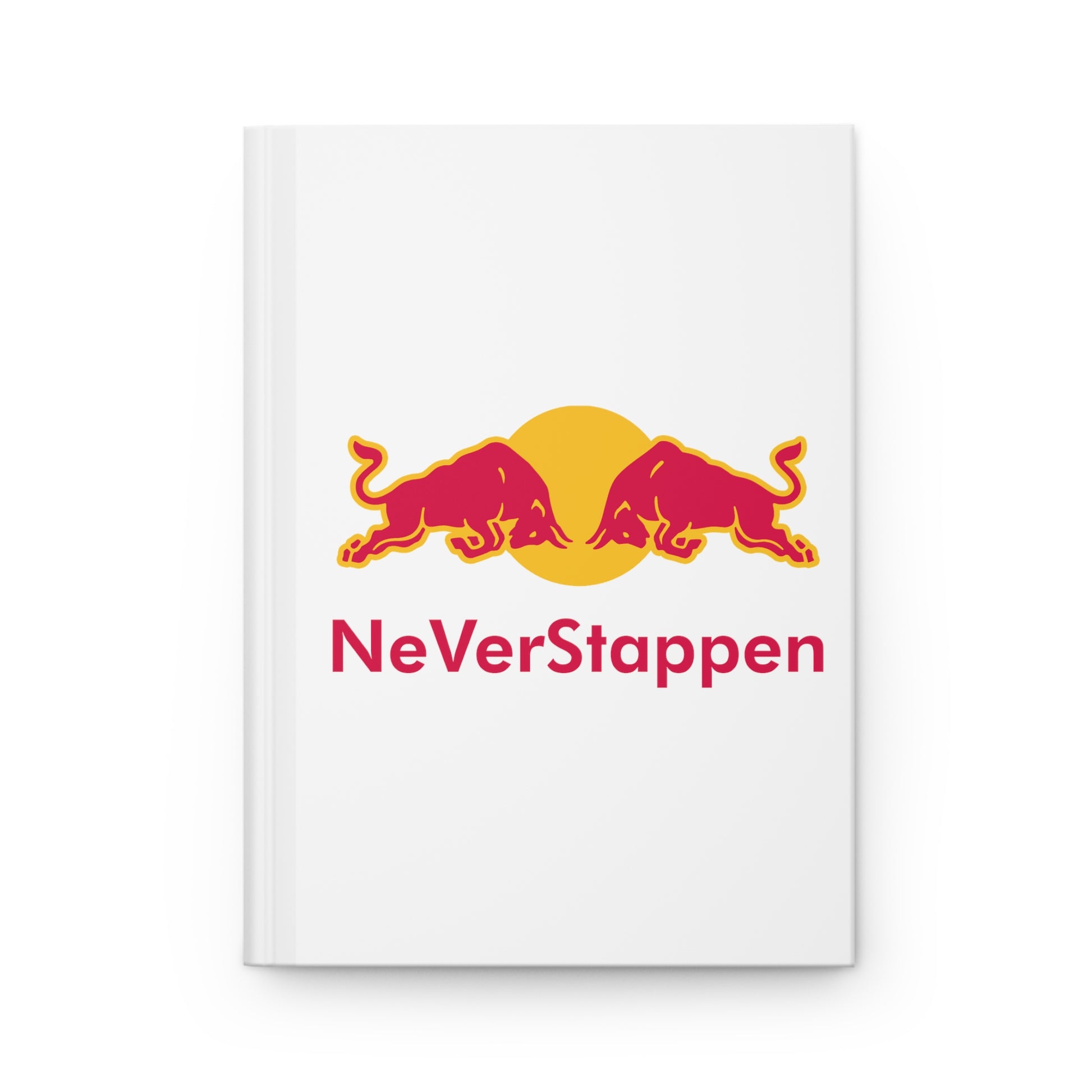 NeVerStappen Red Bull Formula 1 F1 Max Verstappen Hardcover Journal Next Cult Brand F1, Max Verstappen, Red Bull