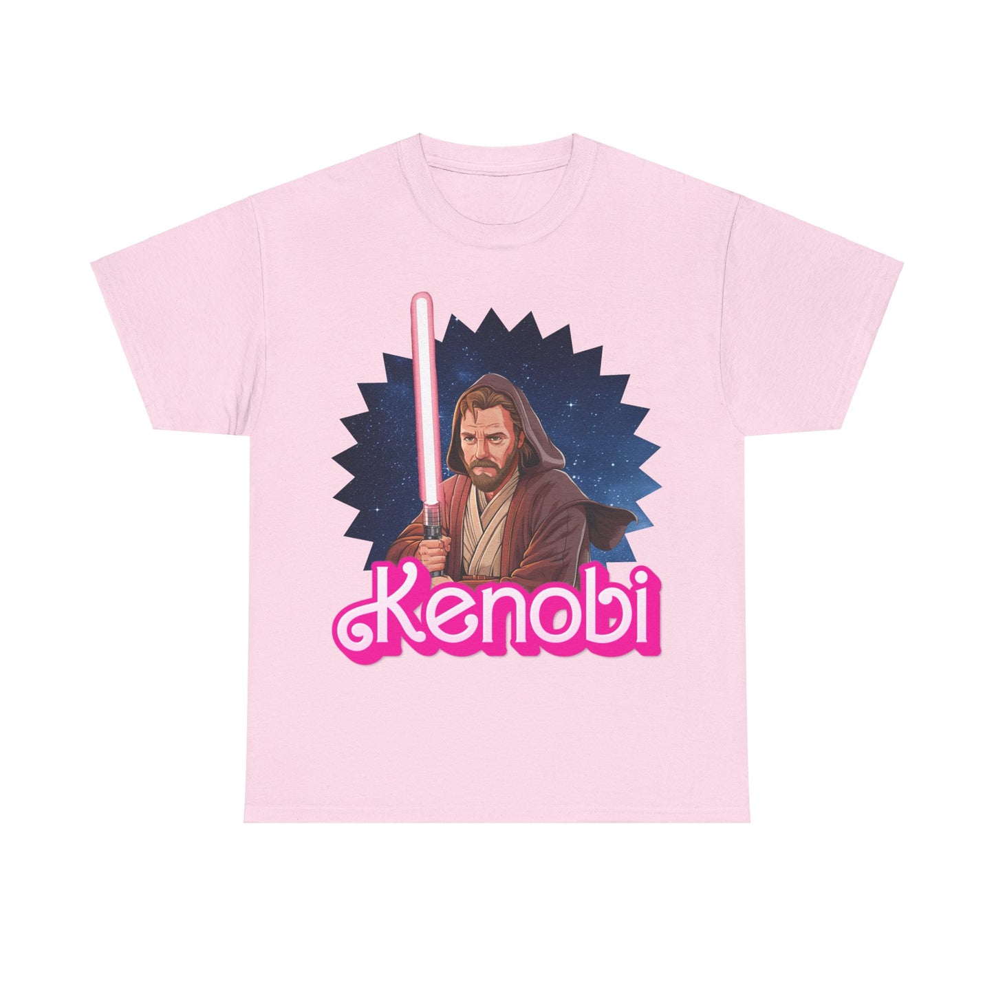 Obi-Wan Kenobi Ken Barbie Movie Star Wars Unisex Heavy Cotton Tee Next Cult Brand