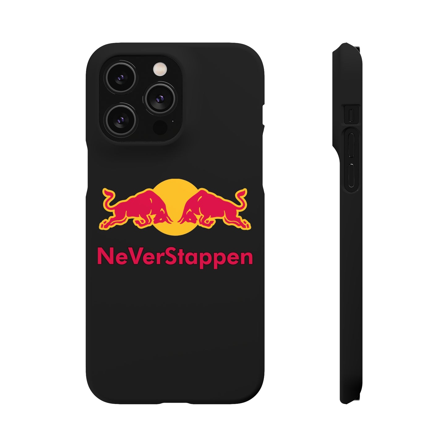 NeVerStappen Red Bull Formula 1 F1 Max Verstappen Snap Case iPhone 14 Pro Max Matte Mobile Phone Cases F1 Max Verstappen Red Bull Printify