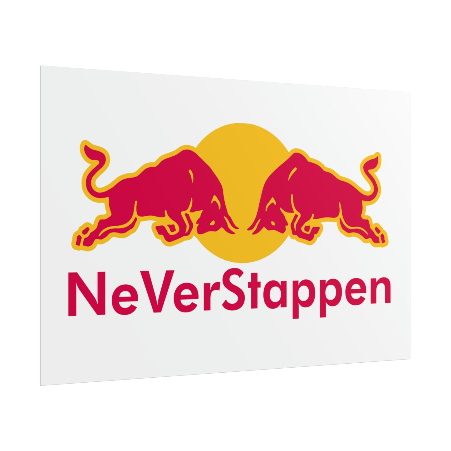 NeVerStappen Red Bull Formula 1 F1 Max Verstappen Poster Posters F1 Max Verstappen Red Bull Printify