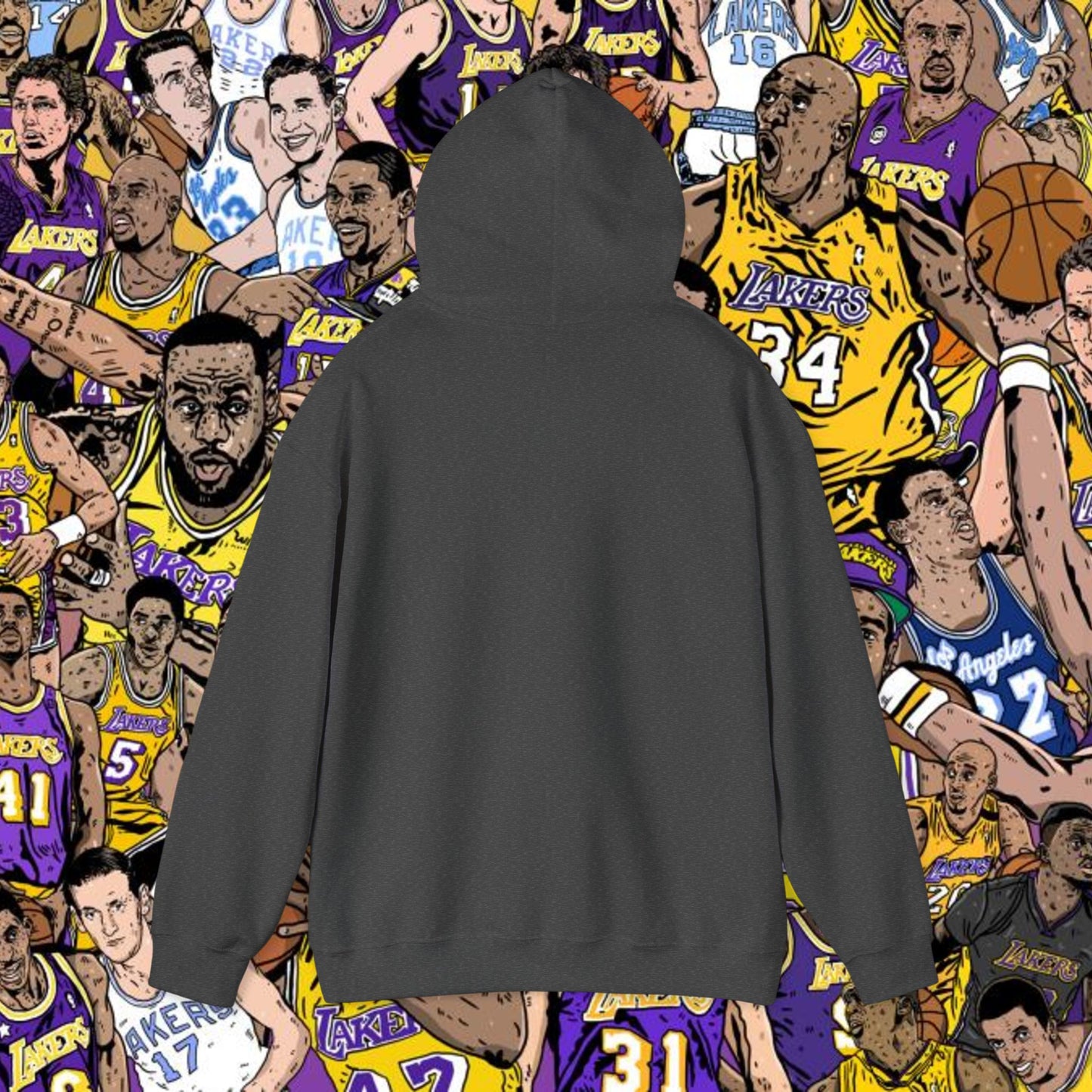 Luka Doncic G.O.A.T. Hoodie - Funny Basketball Meme Sweatshirt - Greatest of All Time Pullover for Basketball Fans - Perfect Gift for Luka Fans Hoodies Basketball G.O.A.T. Los Angeles Lakers Luka Doncic NBA Printify