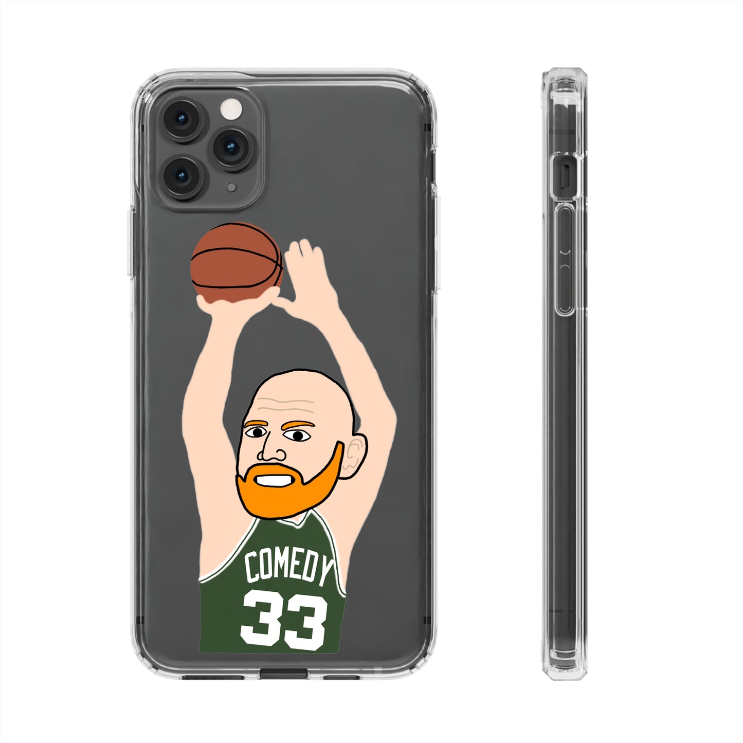 Bill Burrd Boston Celtics Larry Bird Bill Burr Clear Case Next Cult Brand