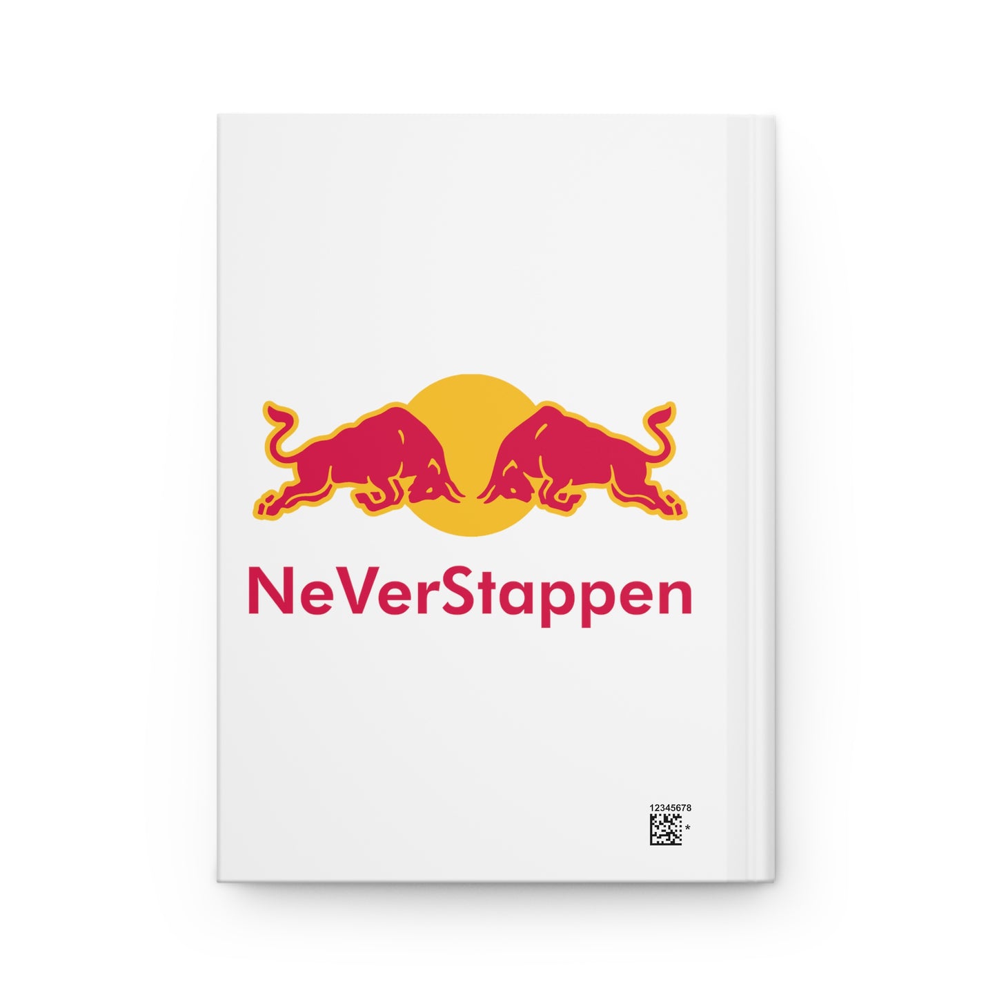 NeVerStappen Red Bull Formula 1 F1 Max Verstappen Hardcover Journal Next Cult Brand F1, Max Verstappen, Red Bull