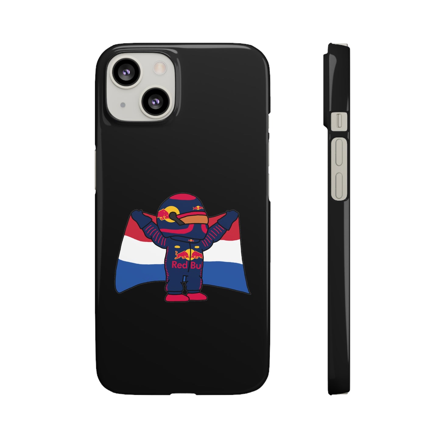 NeVerStappen Red Bull Formula 1 F1 Max Verstappen Snap Case iPhone 13 Glossy Mobile Phone Cases F1 Max Verstappen Red Bull Printify