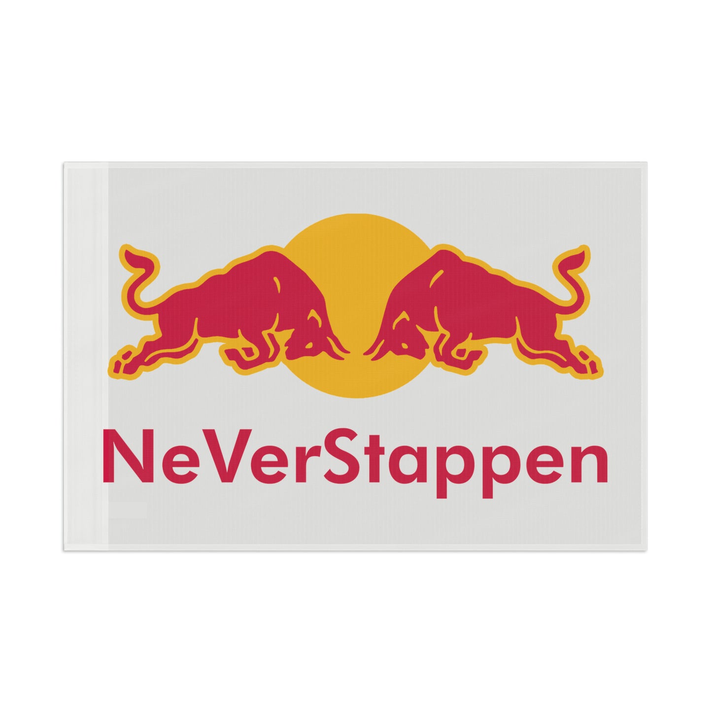 NeVerStappen Red Bull Formula 1 F1 Max Verstappen Flag Flags F1 Max Verstappen Red Bull Printify