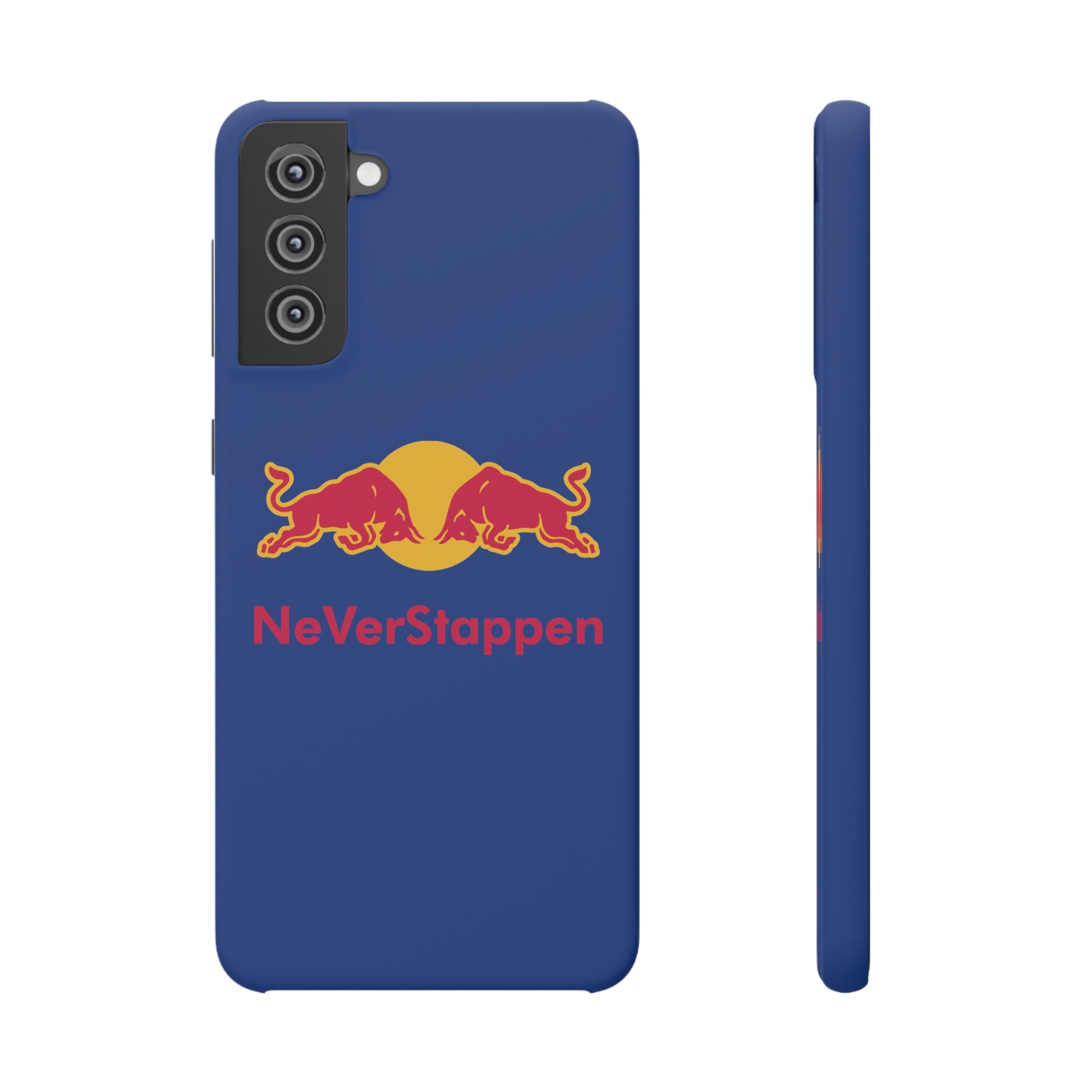 NeVerStappen Red Bull Formula 1 F1 Max Verstappen Snap Case Samsung Galaxy S21 Plus Matte Mobile Phone Cases F1 Max Verstappen Red Bull Printify