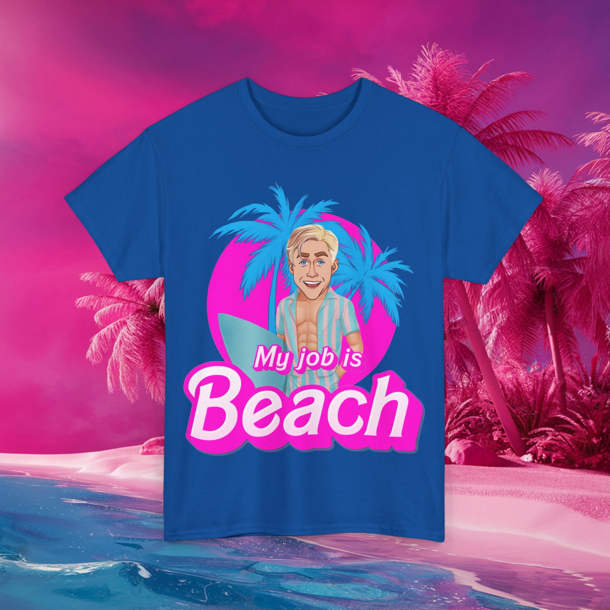 My Job Is Beach Tshirt Ken Shirt Barbie T-shirt Surfing Tee Surf T shirt Summer Shirt Vacation T-Shirt Surfing Gift for Surfer Summer Gift Next Cult Brand