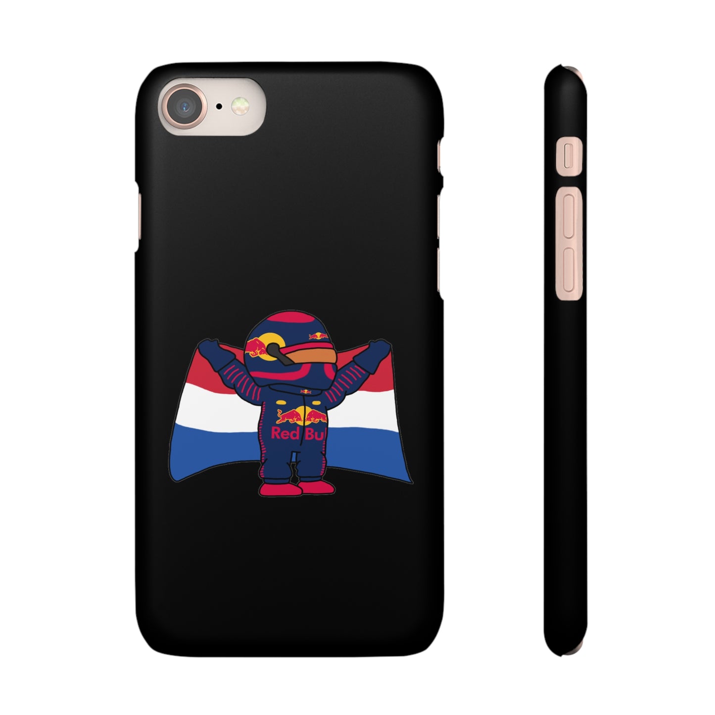 NeVerStappen Red Bull Formula 1 F1 Max Verstappen Snap Case iPhone 8 Matte Mobile Phone Cases F1 Max Verstappen Red Bull Printify