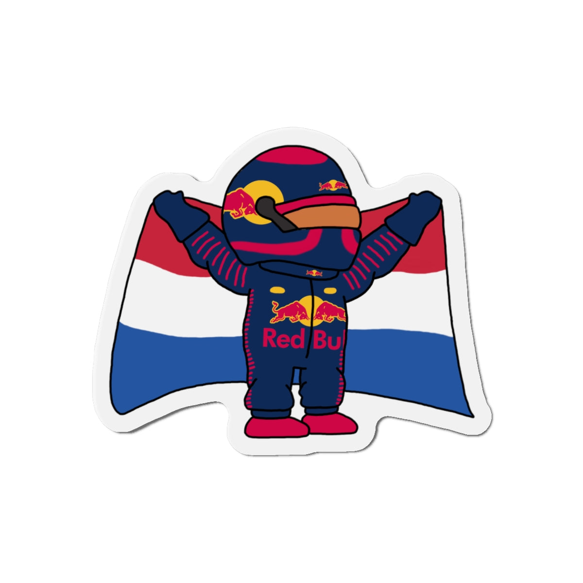 NeVerStappen Red Bull Formula 1 F1 Max Verstappen Magnets Magnets F1 Max Verstappen Red Bull Printify