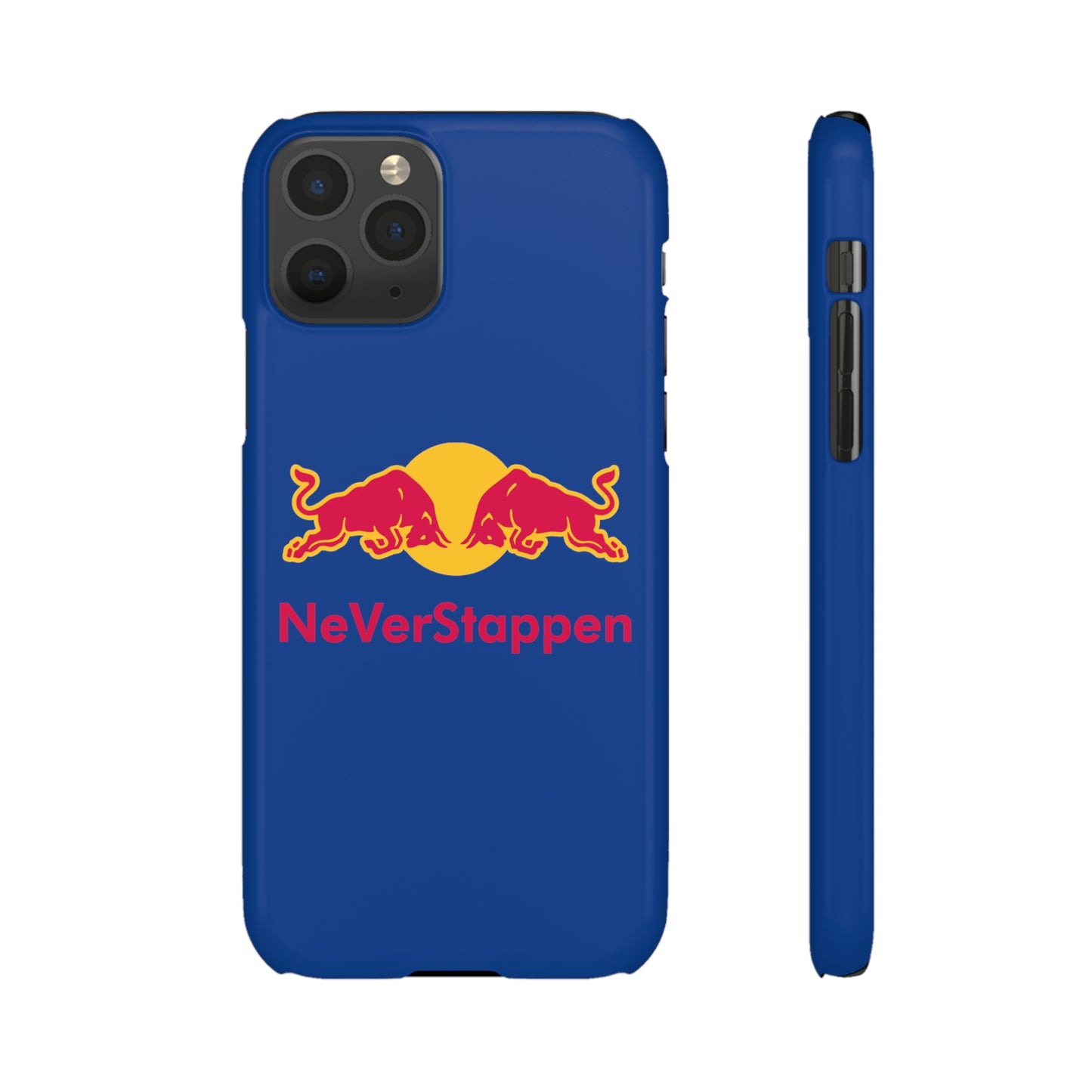 NeVerStappen Red Bull Formula 1 F1 Max Verstappen Snap Case iPhone 11 Pro Glossy Mobile Phone Cases F1 Max Verstappen Red Bull Printify