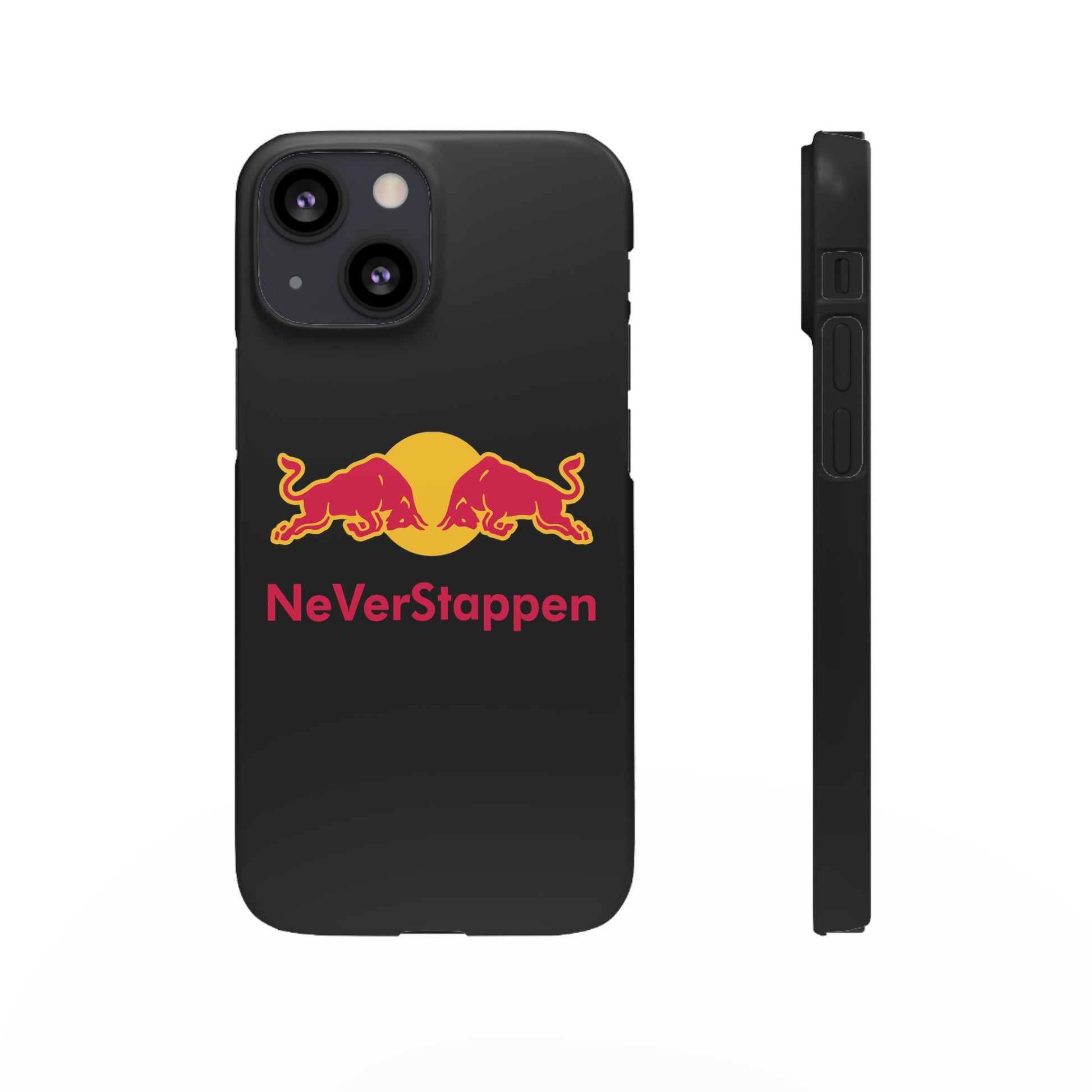 NeVerStappen Red Bull Formula 1 F1 Max Verstappen Snap Case iPhone 13 Mini Matte Mobile Phone Cases F1 Max Verstappen Red Bull Printify