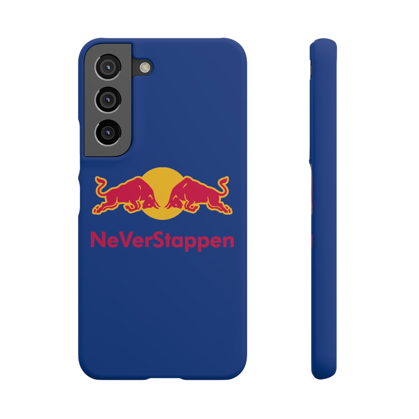 NeVerStappen Red Bull Formula 1 F1 Max Verstappen Snap Case Samsung Galaxy S22 Matte Mobile Phone Cases F1 Max Verstappen Red Bull Printify