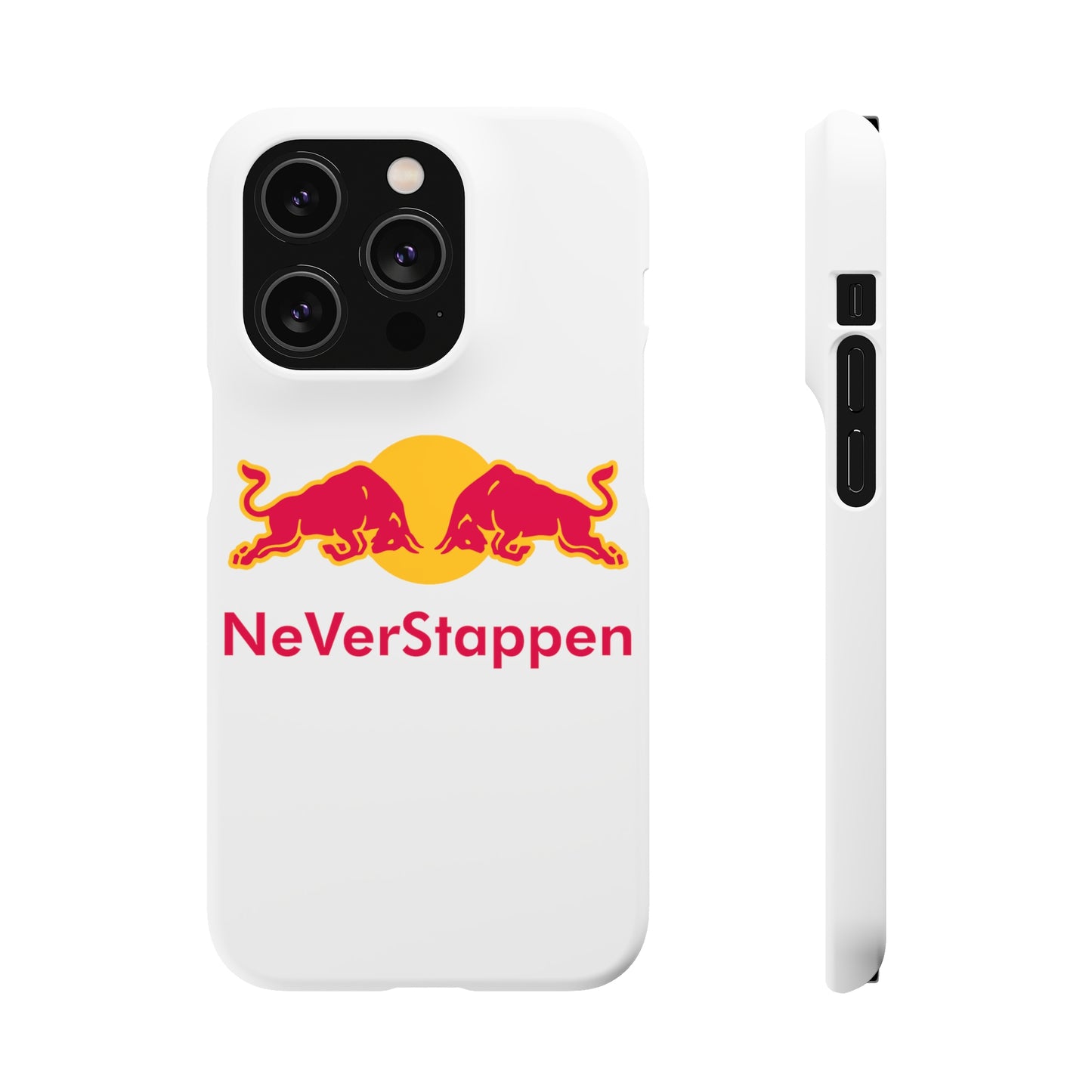 NeVerStappen Red Bull Formula 1 F1 Max Verstappen Snap Case iPhone 14 Pro Matte Mobile Phone Cases F1 Max Verstappen Red Bull Printify