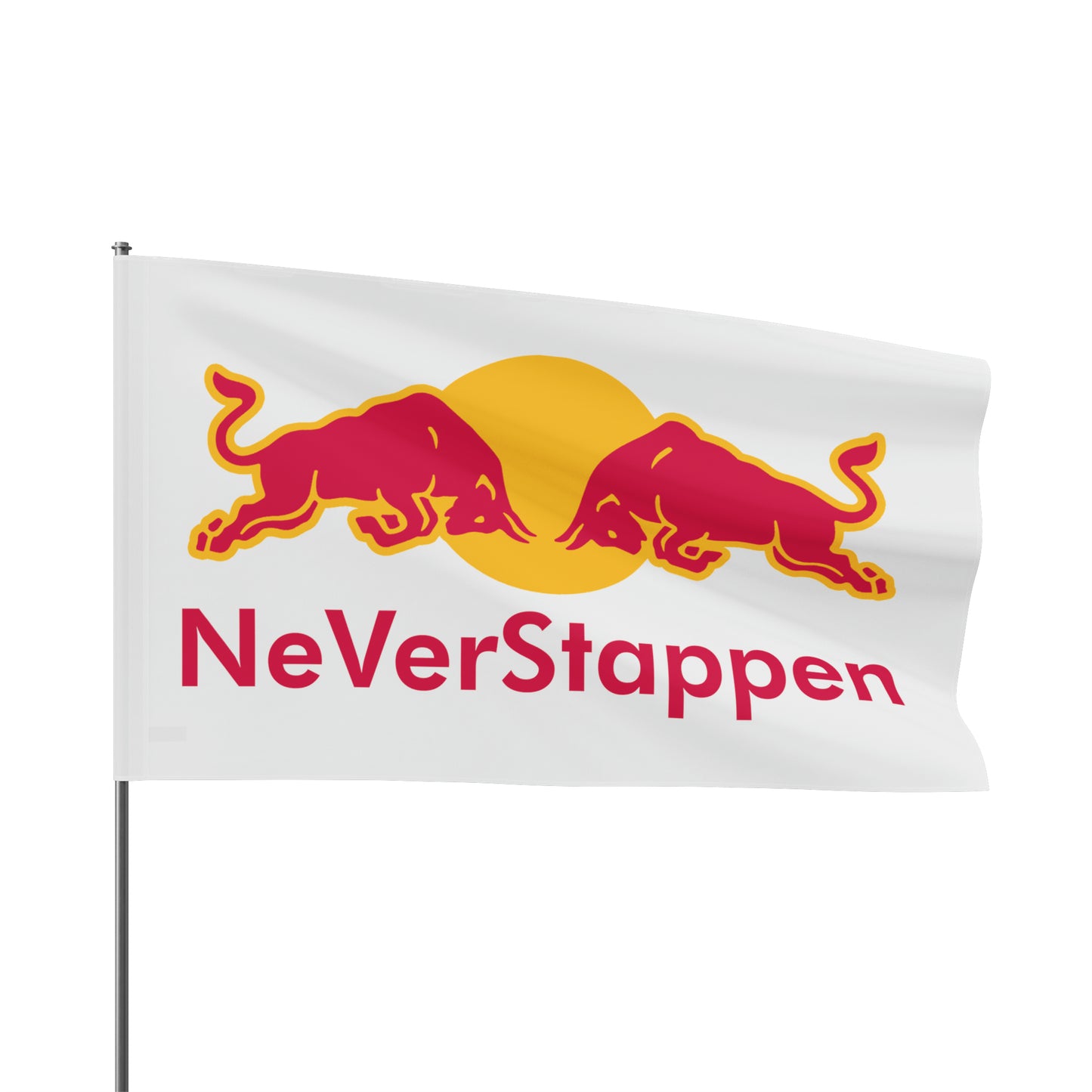 NeVerStappen Red Bull Formula 1 F1 Max Verstappen Flag Flags F1 Max Verstappen Red Bull Printify