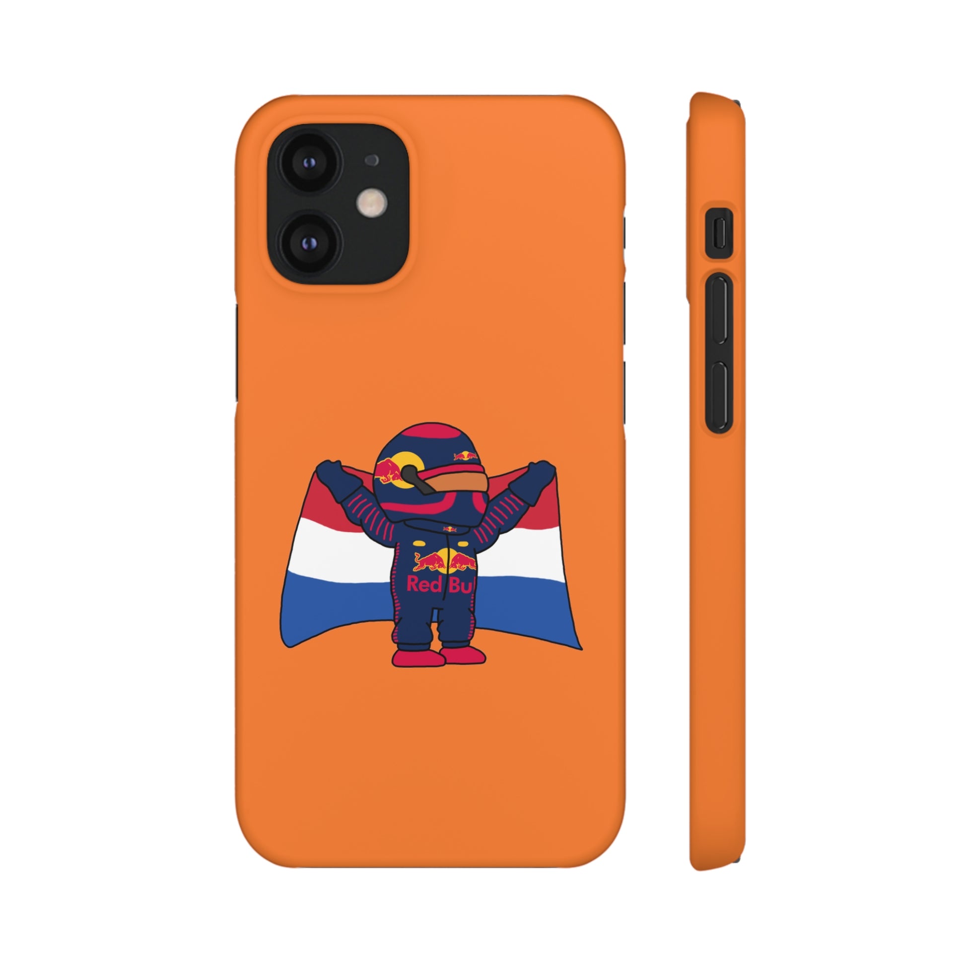 NeVerStappen Red Bull Formula 1 F1 Max Verstappen Snap Case iPhone 12 Mini Matte Mobile Phone Cases F1 Max Verstappen Red Bull Printify