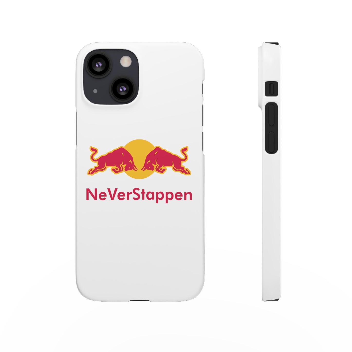 NeVerStappen Red Bull Formula 1 F1 Max Verstappen Snap Case iPhone 13 Mini Matte Mobile Phone Cases F1 Max Verstappen Red Bull Printify