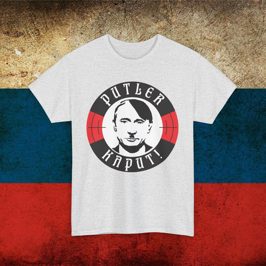 Putler Kaput Anti Vladimir Putin Unisex Heavy Cotton Tee