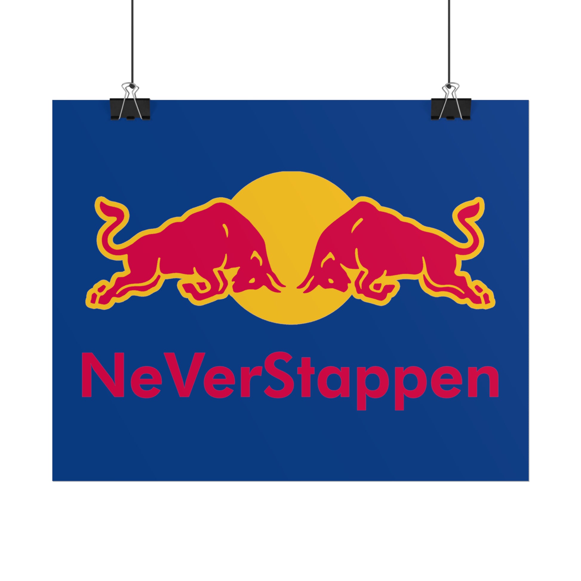 NeVerStappen Red Bull Formula 1 F1 Max Verstappen Poster Posters F1 Max Verstappen Red Bull Printify