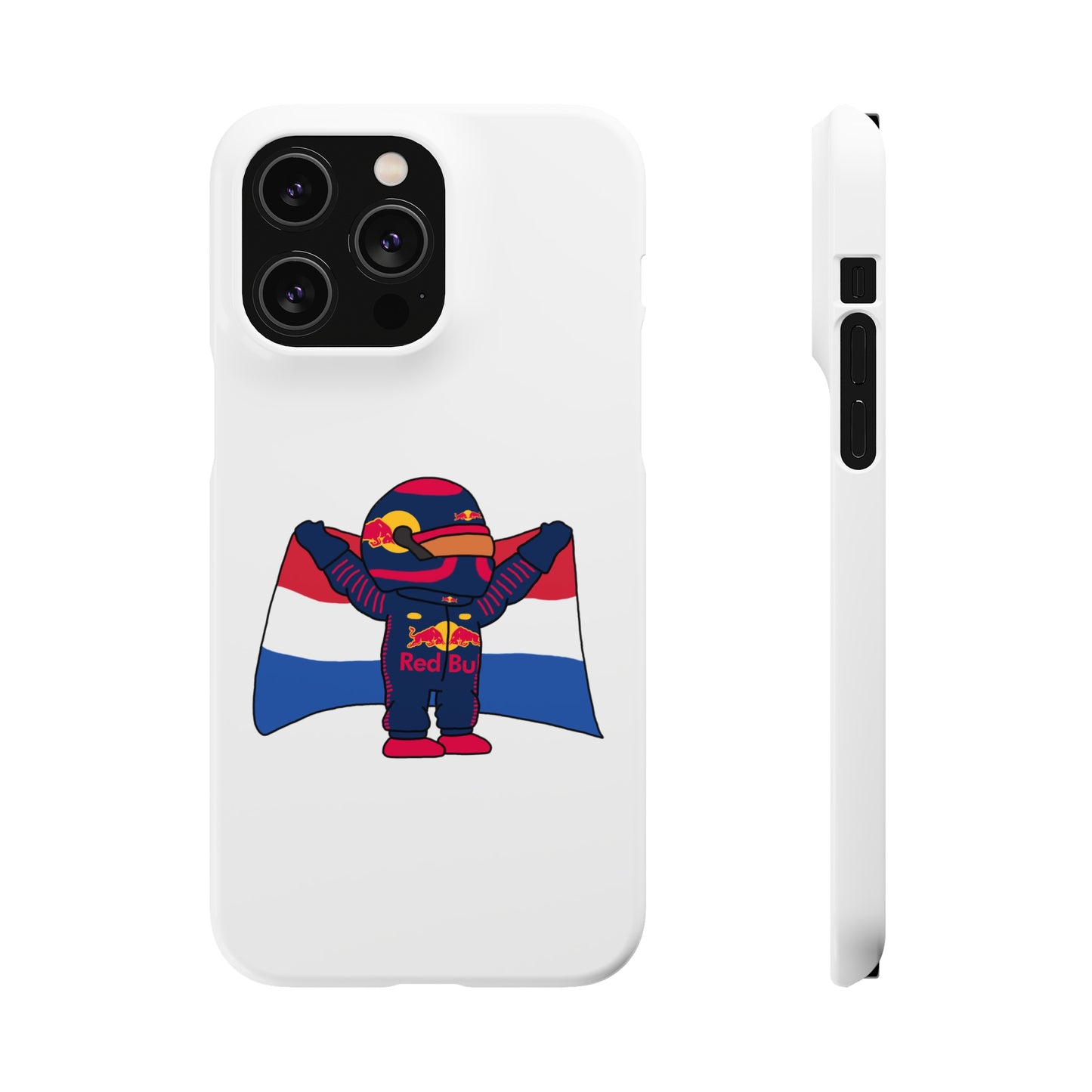 NeVerStappen Red Bull Formula 1 F1 Max Verstappen Snap Case iPhone 14 Pro Max Glossy Mobile Phone Cases F1 Max Verstappen Red Bull Printify