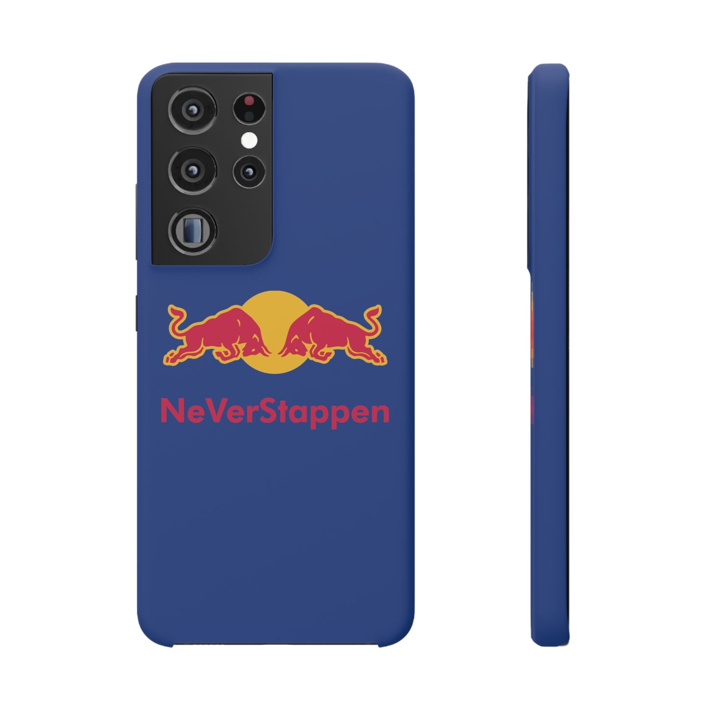 NeVerStappen Red Bull Formula 1 F1 Max Verstappen Snap Case Samsung Galaxy S21 Ultra Matte Mobile Phone Cases F1 Max Verstappen Red Bull Printify