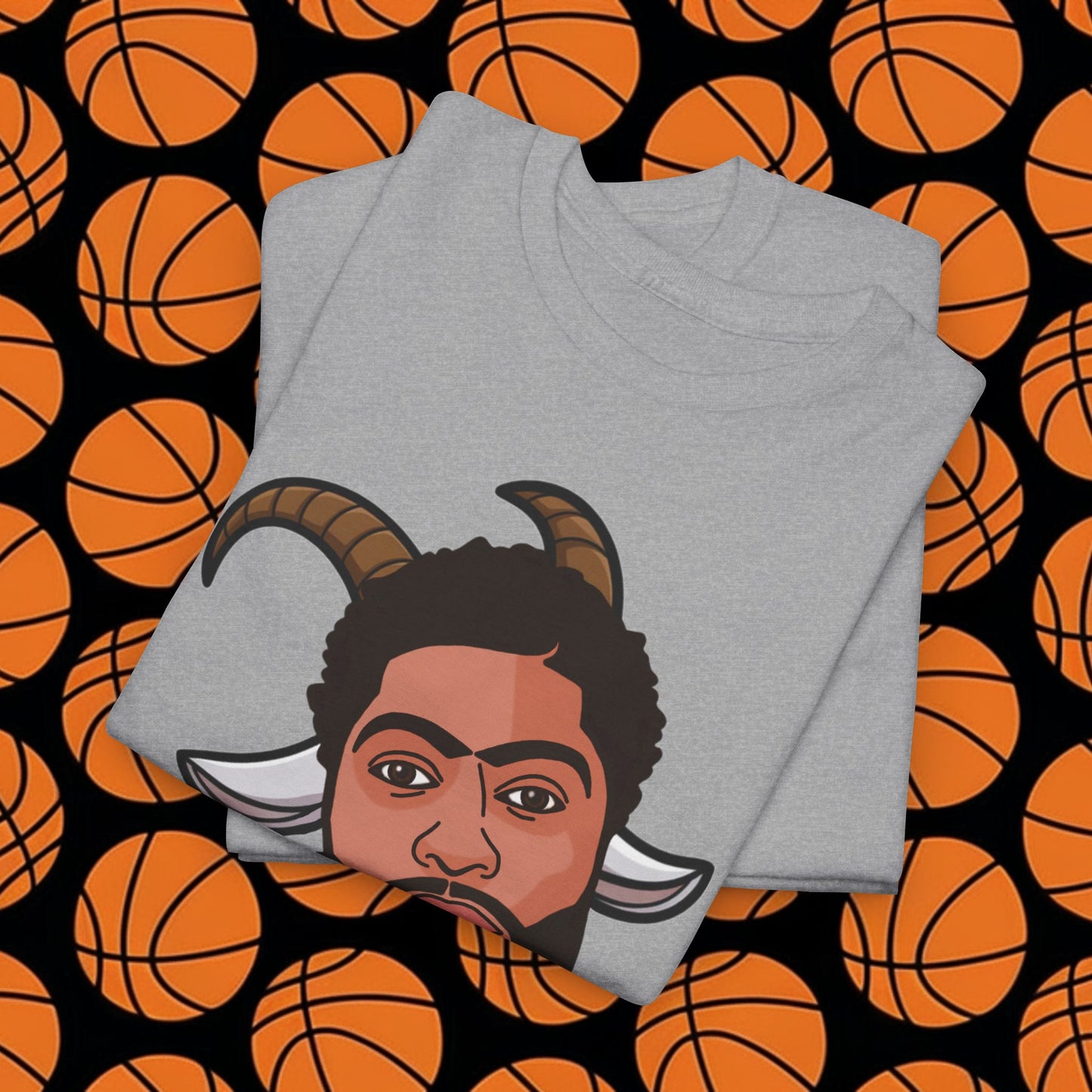 Anthony Davis GOAT T-Shirt - Funny Unibrow Basketball Meme Casual Top - Greatest of All Time Tee for Basketball Fans - Perfect Gift for AD Fans T-shirts Anthony Davis Basketball Dallas Mavericks G.O.A.T. NBA Printify