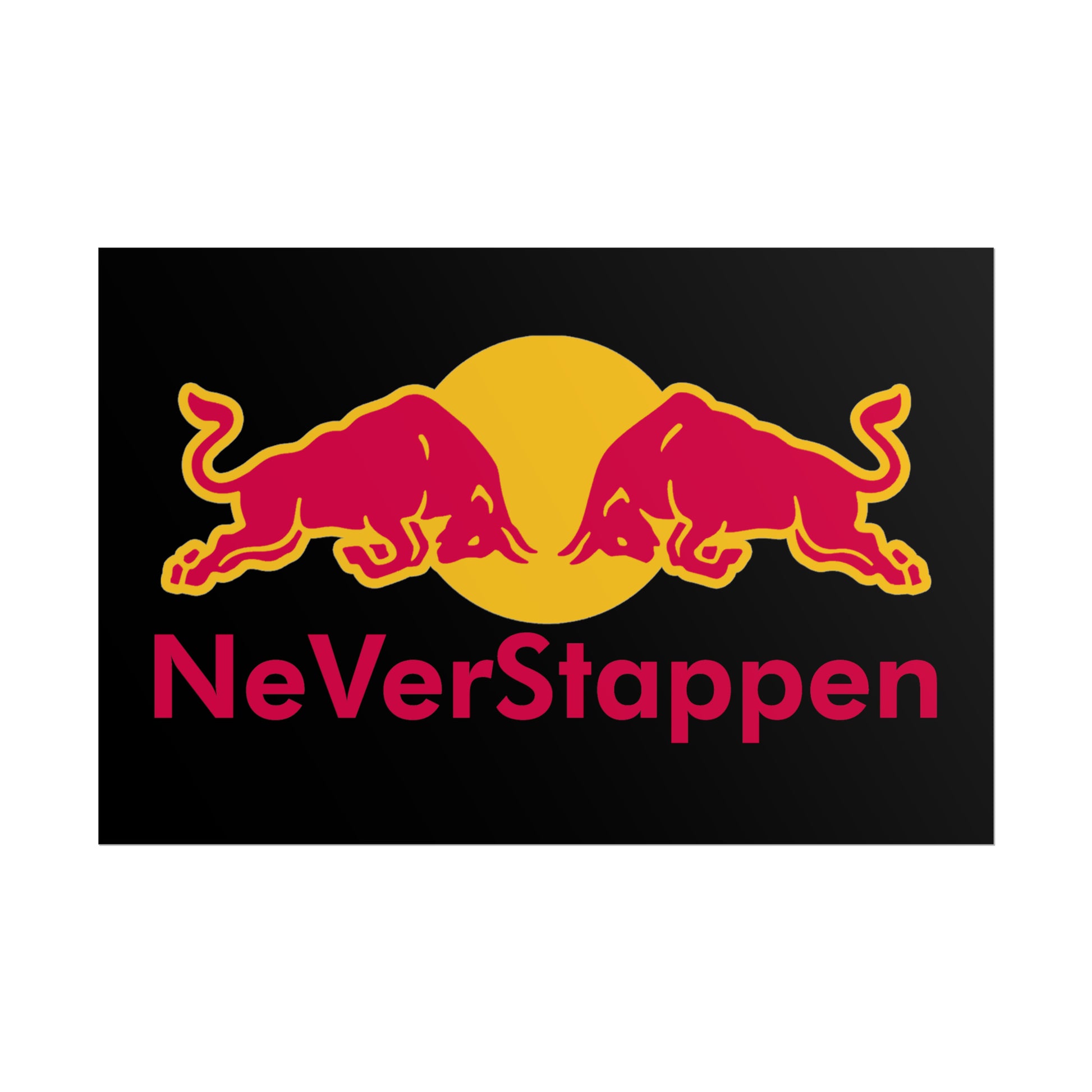 NeVerStappen Red Bull Formula 1 F1 Max Verstappen Poster Posters F1 Max Verstappen Red Bull Printify