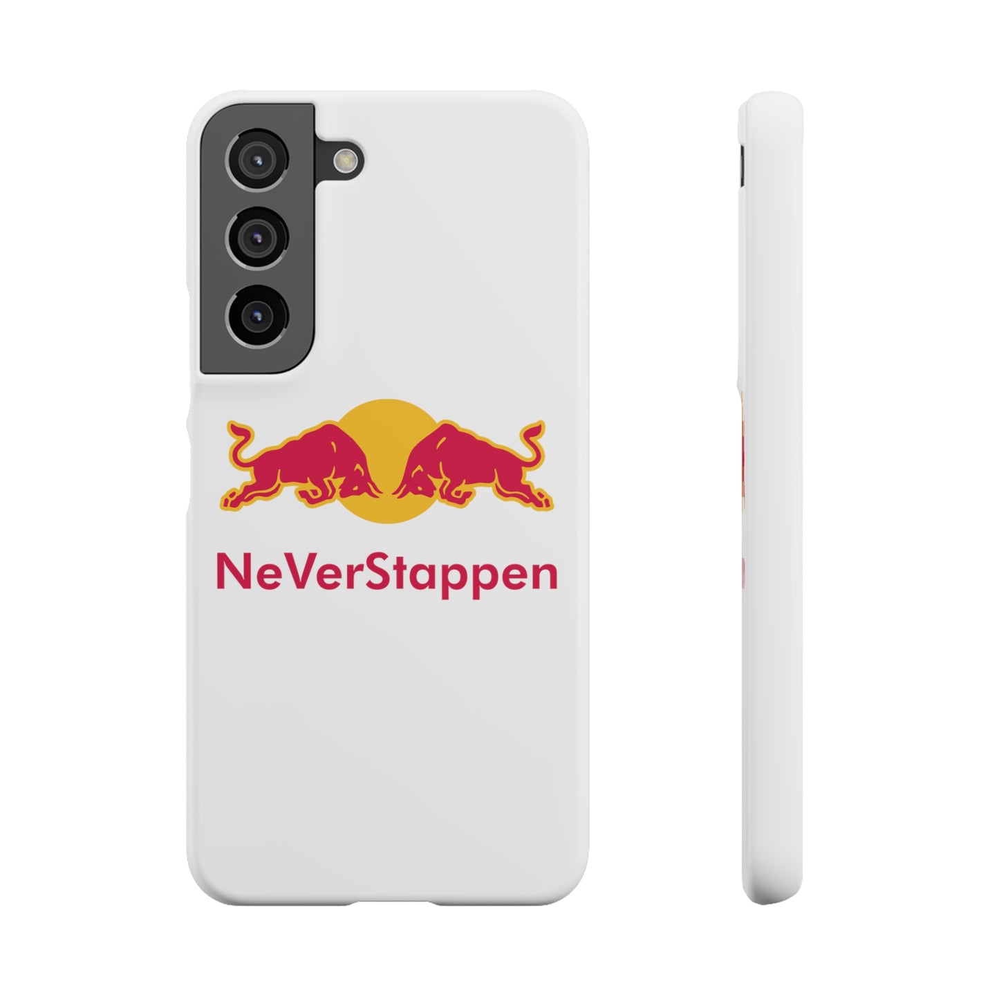 NeVerStappen Red Bull Formula 1 F1 Max Verstappen Snap Case Samsung Galaxy S22 Glossy Mobile Phone Cases F1 Max Verstappen Red Bull Printify