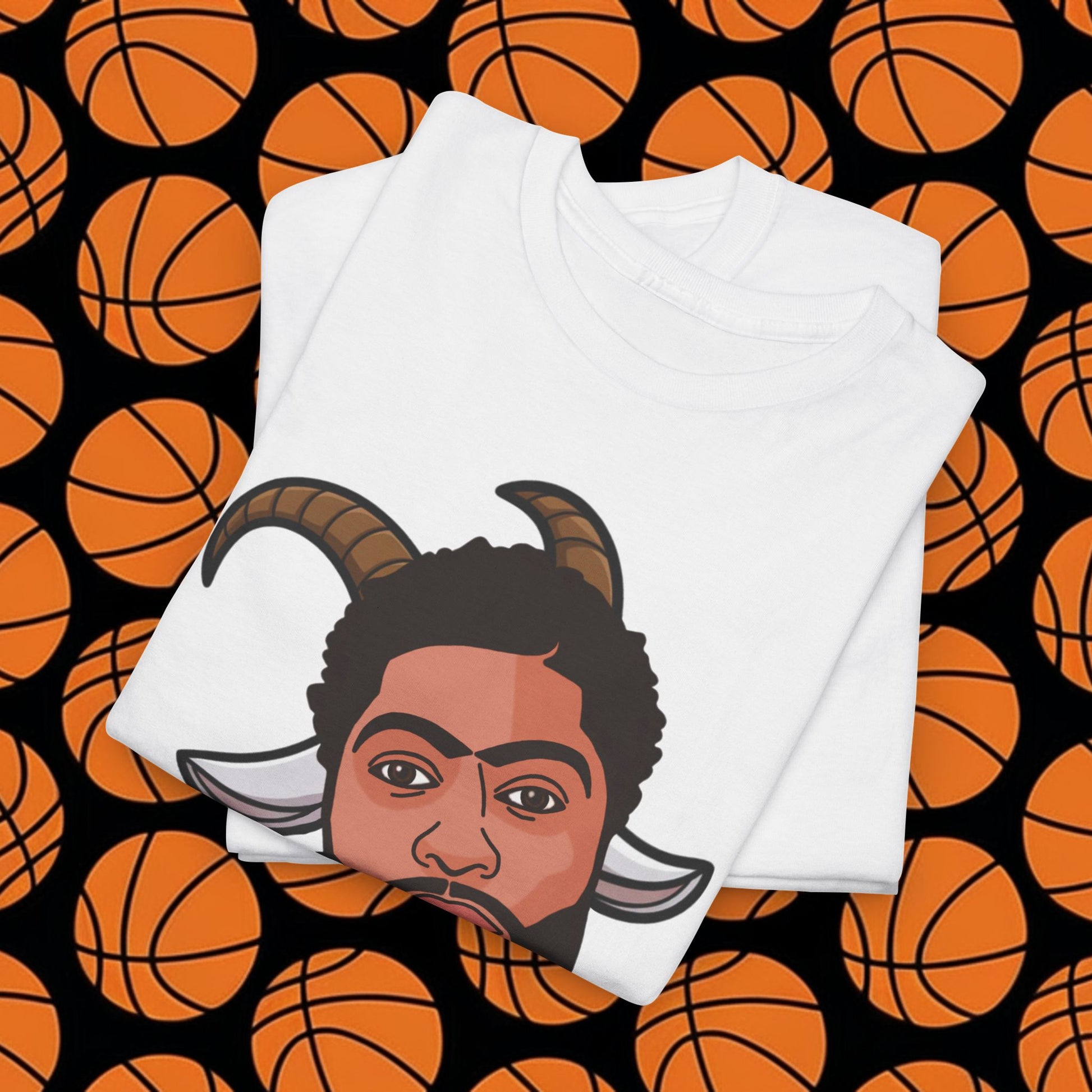 Anthony Davis GOAT T-Shirt - Funny Unibrow Basketball Meme Casual Top - Greatest of All Time Tee for Basketball Fans - Perfect Gift for AD Fans T-shirts Anthony Davis Basketball Dallas Mavericks G.O.A.T. NBA Printify