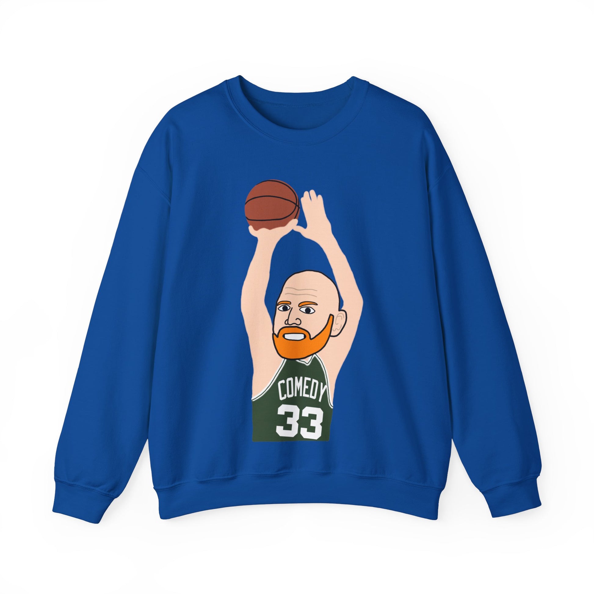 Bill Burr Sweatshirt Boston Celtics Sweater Larry Bird Jumper Monday Morning Podcast Merch Podcast Gift Celtics Fan Gift Basketball Fan Gift Sweatshirts Basketball Bill Burr Boston Celtics Monday Morning Podcast NBA Podcasts Stand-up Comedy Printify