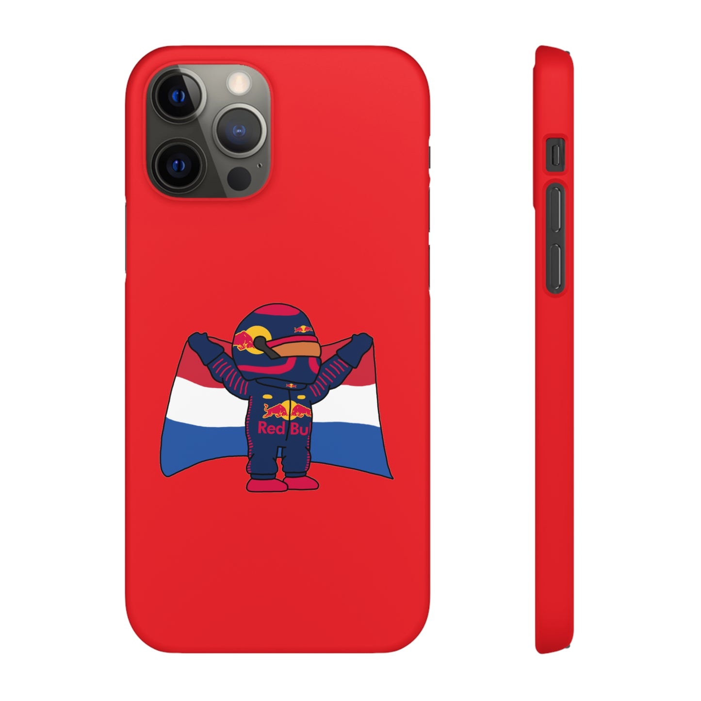 NeVerStappen Red Bull Formula 1 F1 Max Verstappen Snap Case iPhone 12 Pro Matte Mobile Phone Cases F1 Max Verstappen Red Bull Printify