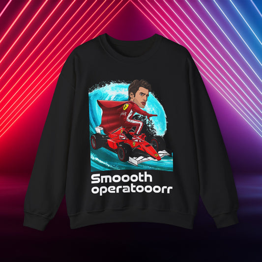 Carlos Sainz Sweatshirt Smooth Operator Jumper Ferrari Sweater Formula 1 Jumper F1 Sweater Ferrari Gift Ferrari Fan Jumper F1 Gift Scuderia