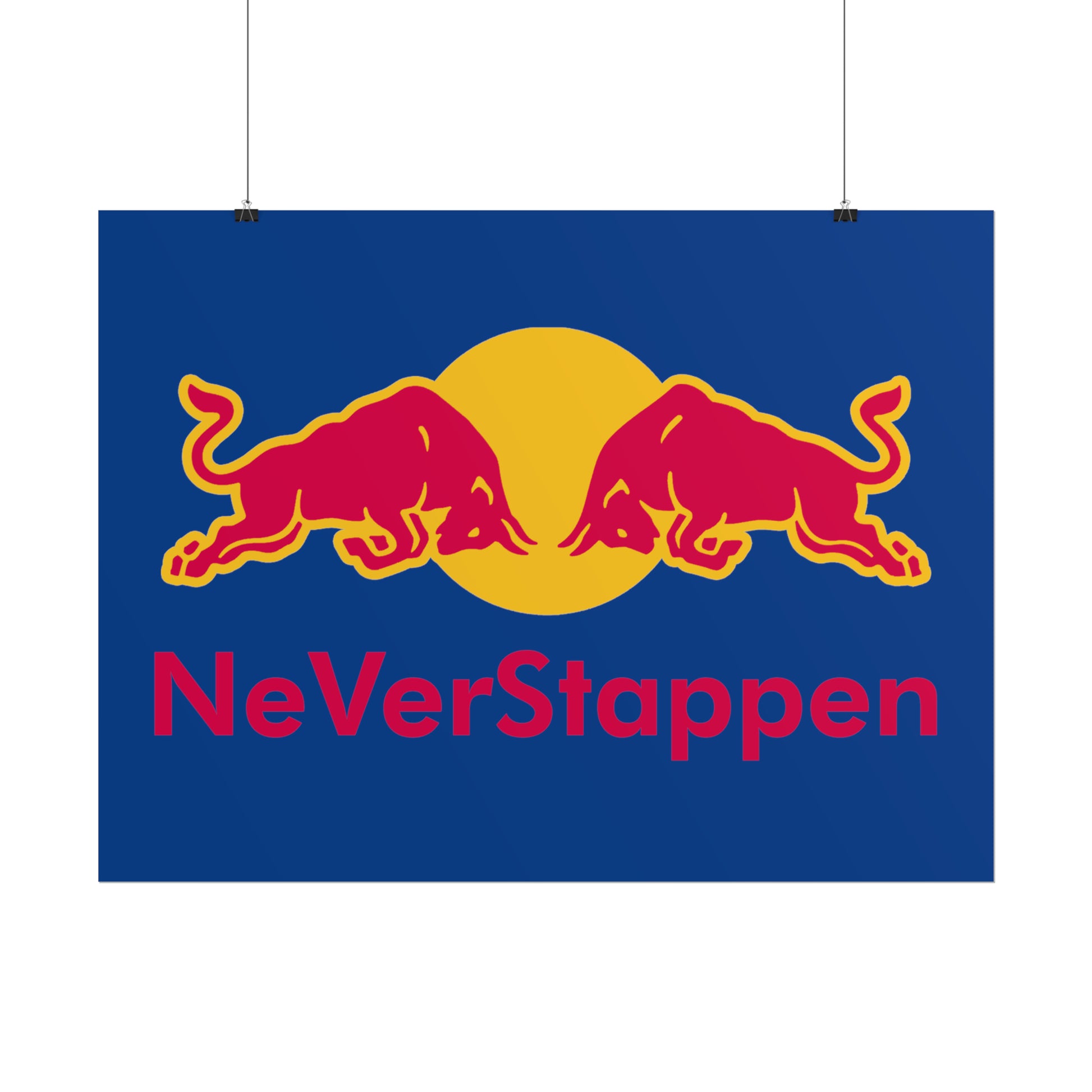 NeVerStappen Red Bull Formula 1 F1 Max Verstappen Poster Posters F1 Max Verstappen Red Bull Printify