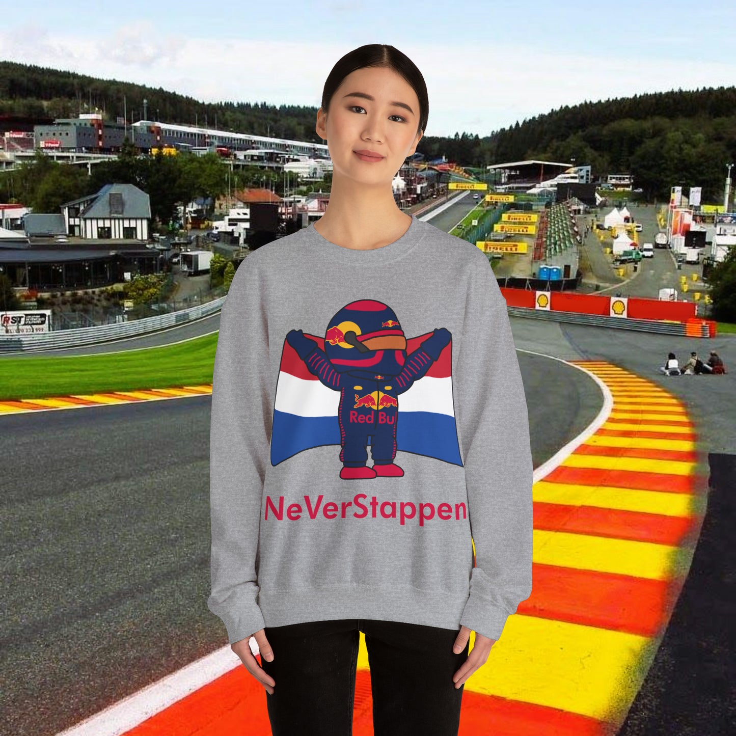 Max Verstappen Jumper Verstappen Sweatshirt Red Bull Sweater F1 Jumper Formula 1 Sweatshirt F1 Gift Formula 1 Gift Red Bull Fan Gift Racing Sport Grey Sweatshirts F1 Max Verstappen Red Bull Printify