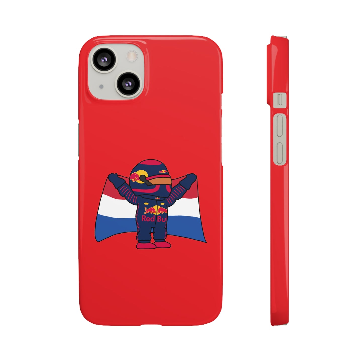 NeVerStappen Red Bull Formula 1 F1 Max Verstappen Snap Case iPhone 13 Glossy Mobile Phone Cases F1 Max Verstappen Red Bull Printify