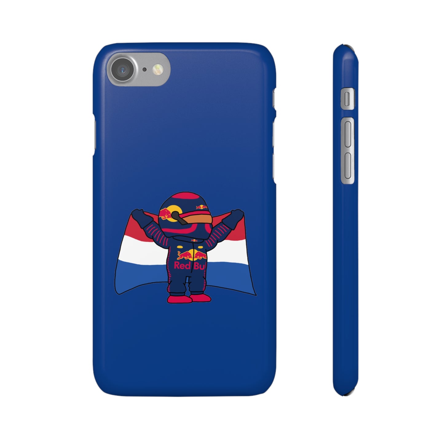 NeVerStappen Red Bull Formula 1 F1 Max Verstappen Snap Case iPhone 7 Glossy Mobile Phone Cases F1 Max Verstappen Red Bull Printify