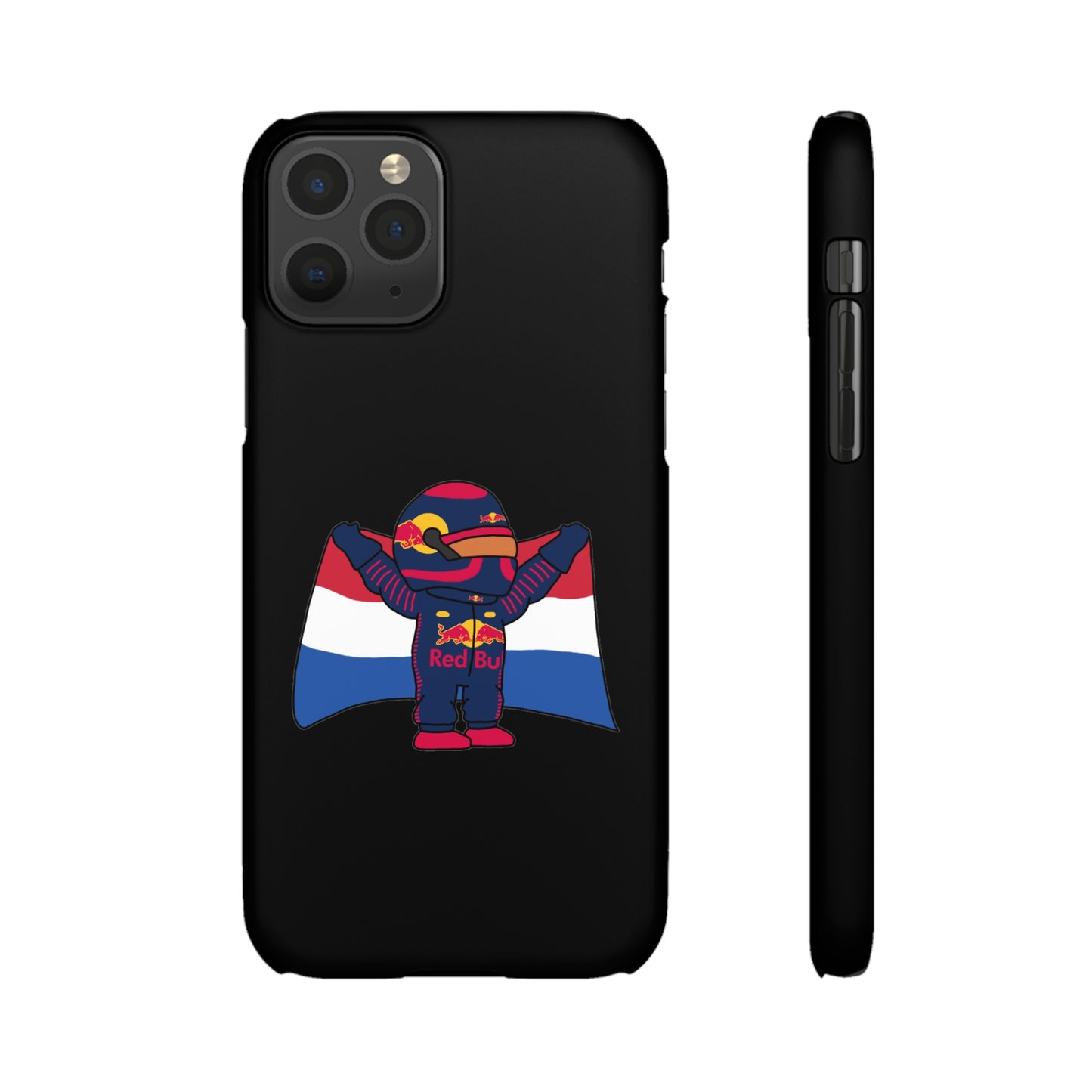 NeVerStappen Red Bull Formula 1 F1 Max Verstappen Snap Case iPhone 11 Pro Matte Mobile Phone Cases F1 Max Verstappen Red Bull Printify