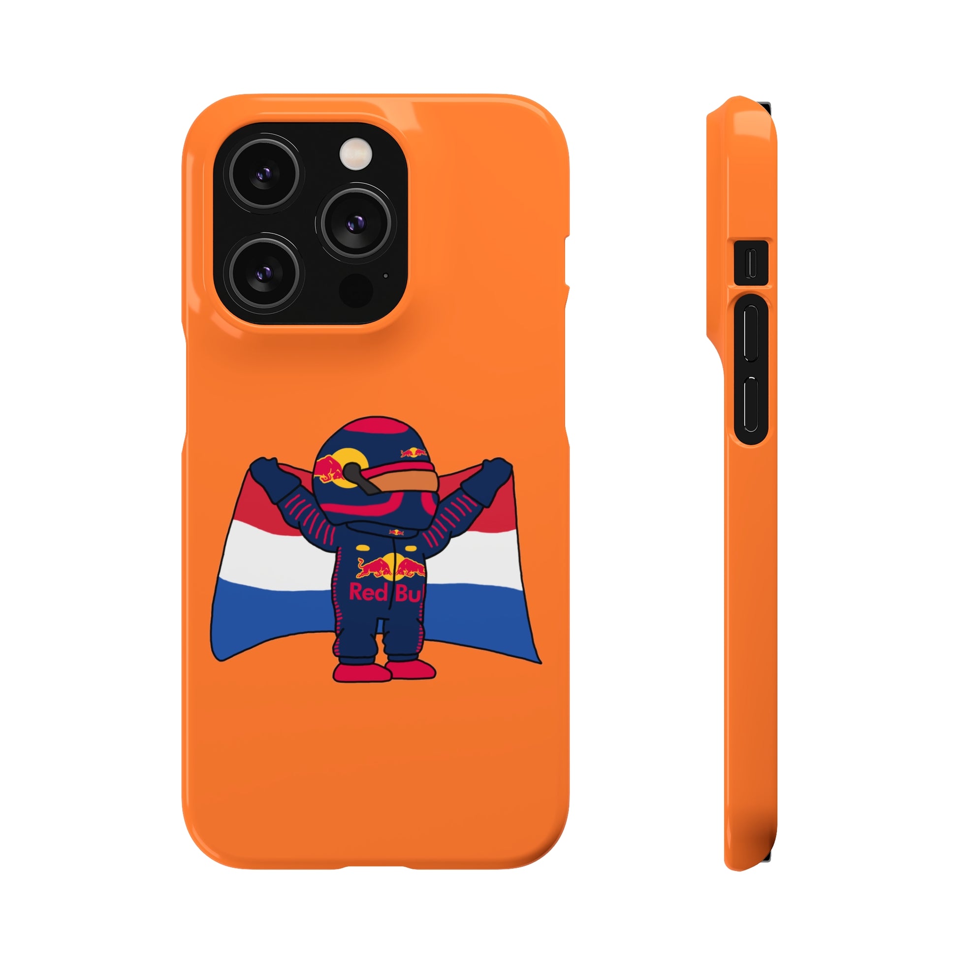 NeVerStappen Red Bull Formula 1 F1 Max Verstappen Snap Case iPhone 14 Pro Glossy Mobile Phone Cases F1 Max Verstappen Red Bull Printify