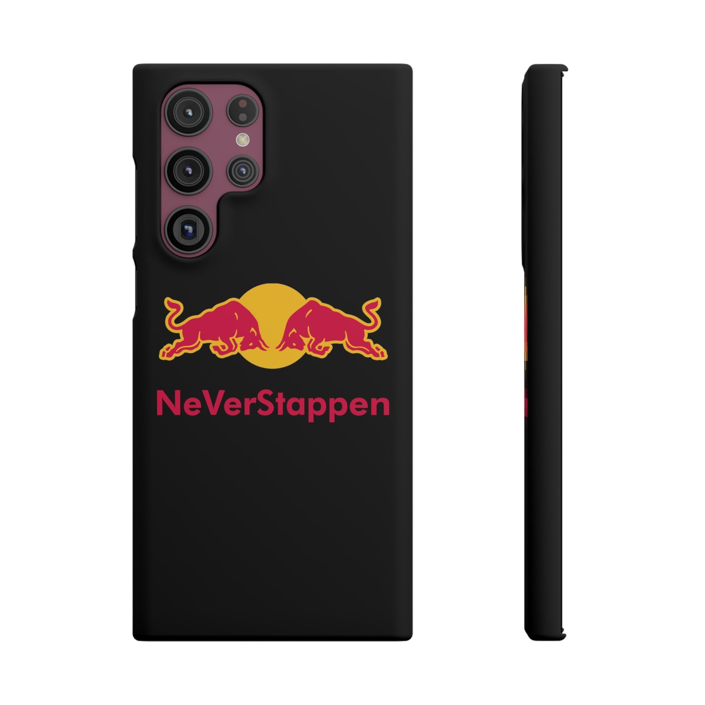 NeVerStappen Red Bull Formula 1 F1 Max Verstappen Snap Case Samsung Galaxy S22 Ultra Matte Mobile Phone Cases F1 Max Verstappen Red Bull Printify