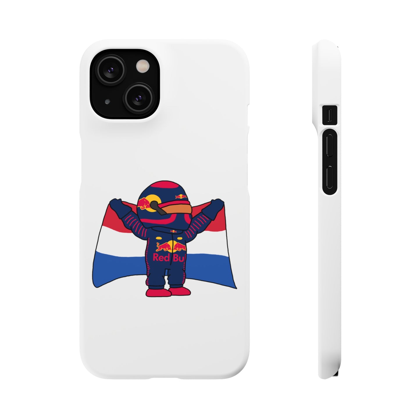 NeVerStappen Red Bull Formula 1 F1 Max Verstappen Snap Case iPhone 14 Matte Mobile Phone Cases F1 Max Verstappen Red Bull Printify