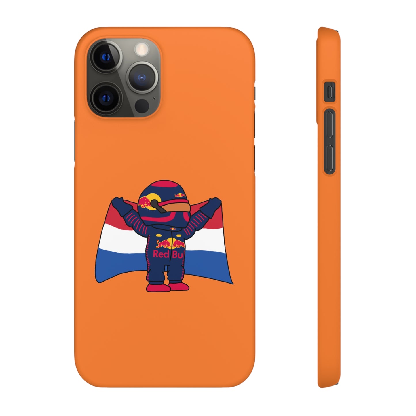 NeVerStappen Red Bull Formula 1 F1 Max Verstappen Snap Case iPhone 12 Pro Matte Mobile Phone Cases F1 Max Verstappen Red Bull Printify