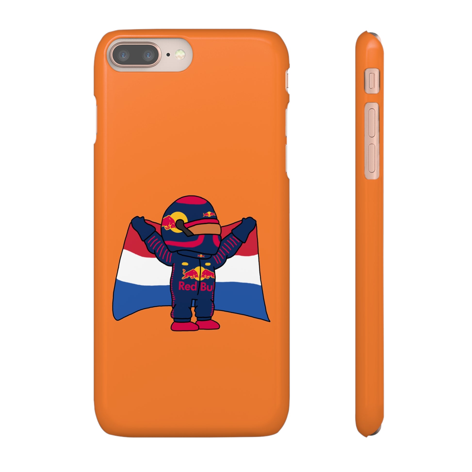 NeVerStappen Red Bull Formula 1 F1 Max Verstappen Snap Case iPhone 8 Plus Glossy Mobile Phone Cases F1 Max Verstappen Red Bull Printify