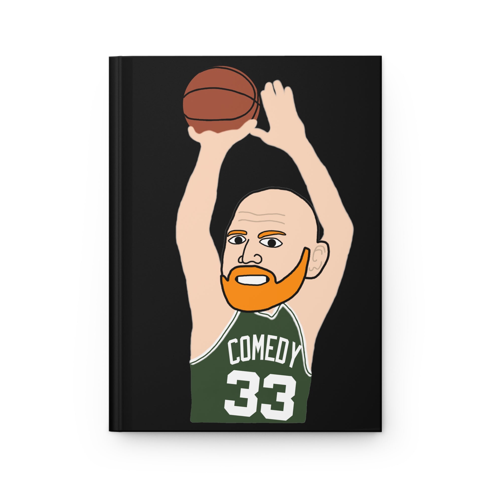 Bill Burrd Boston Celtics Larry Bird Bill Burr Hardcover Journal Next Cult Brand