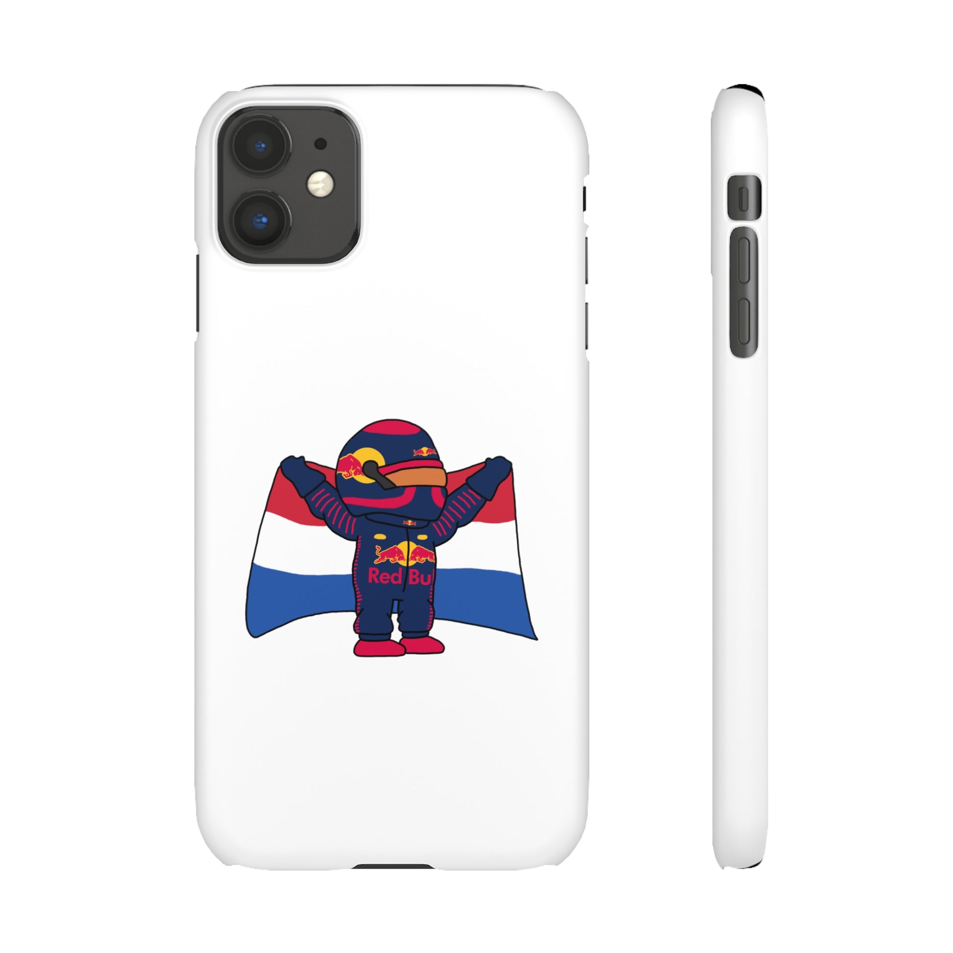 NeVerStappen Red Bull Formula 1 F1 Max Verstappen Snap Case iPhone 11 Matte Mobile Phone Cases F1 Max Verstappen Red Bull Printify