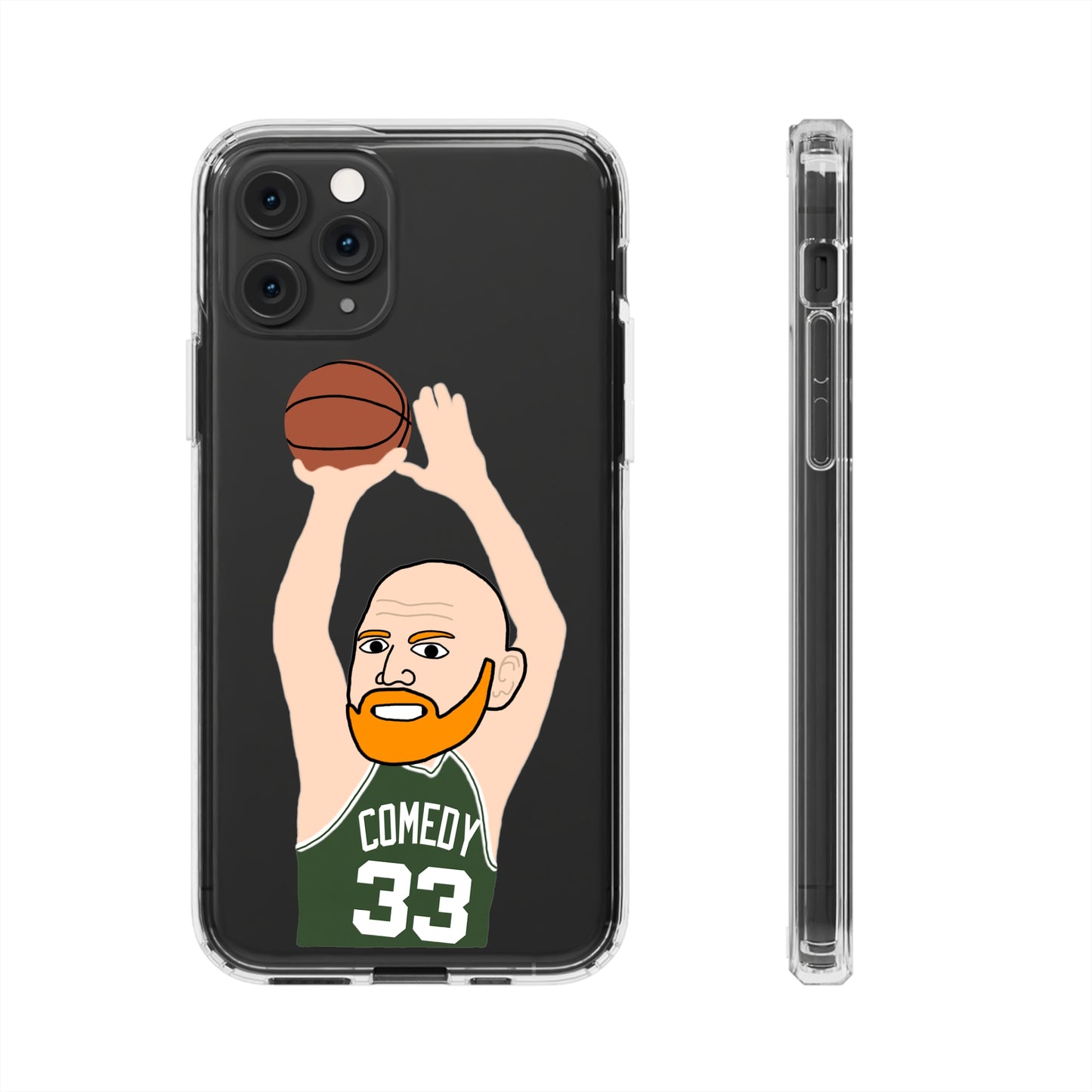 Bill Burrd Boston Celtics Larry Bird Bill Burr Clear Case Next Cult Brand